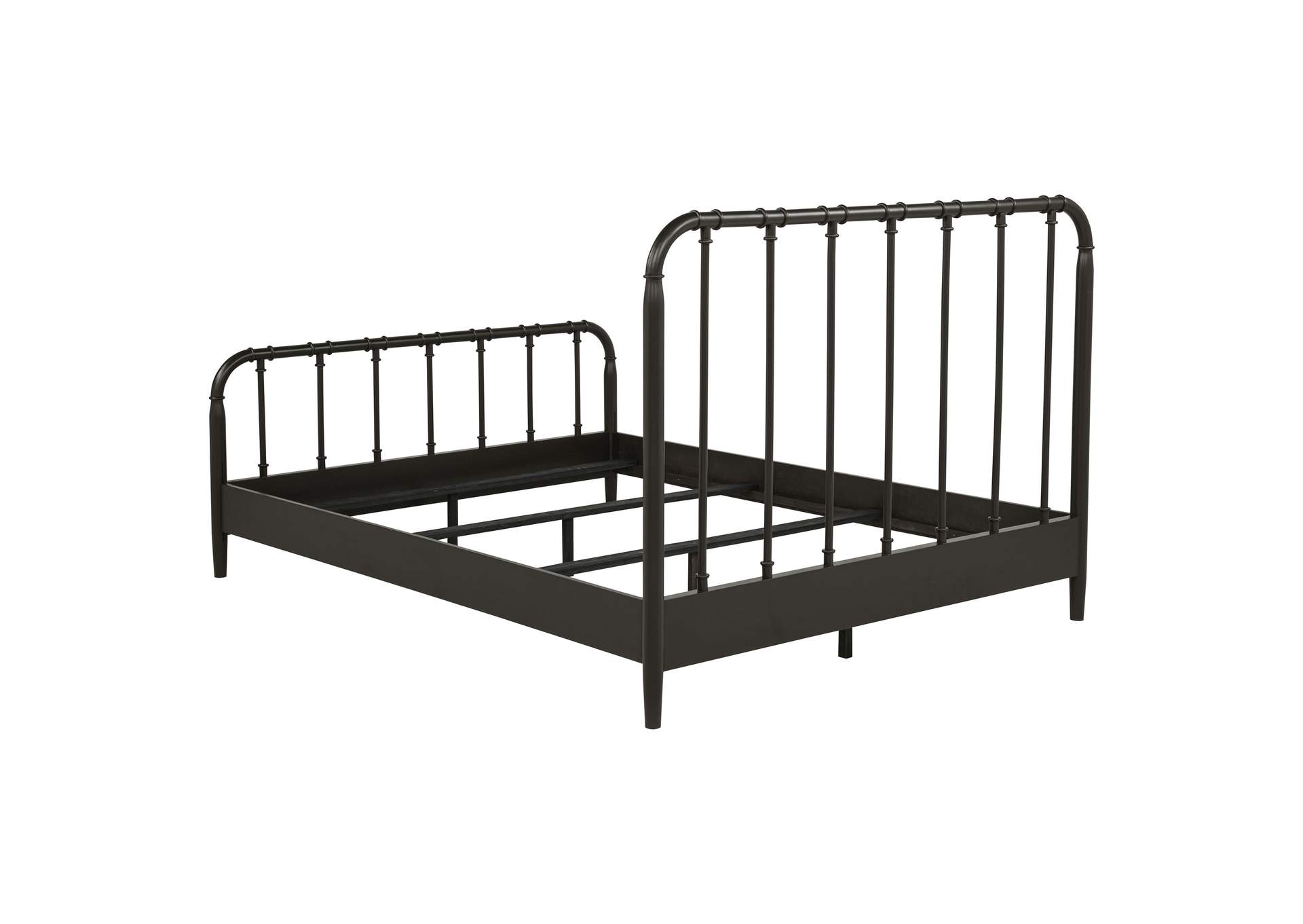Rocco All Wood Water Pipe Open Frame Queen Bed Dark Bronze image 6