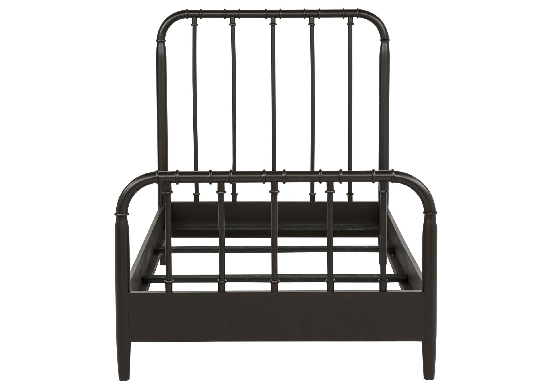 Rocco All Wood Water Pipe Open Frame Twin Bed Dark Bronze image 5