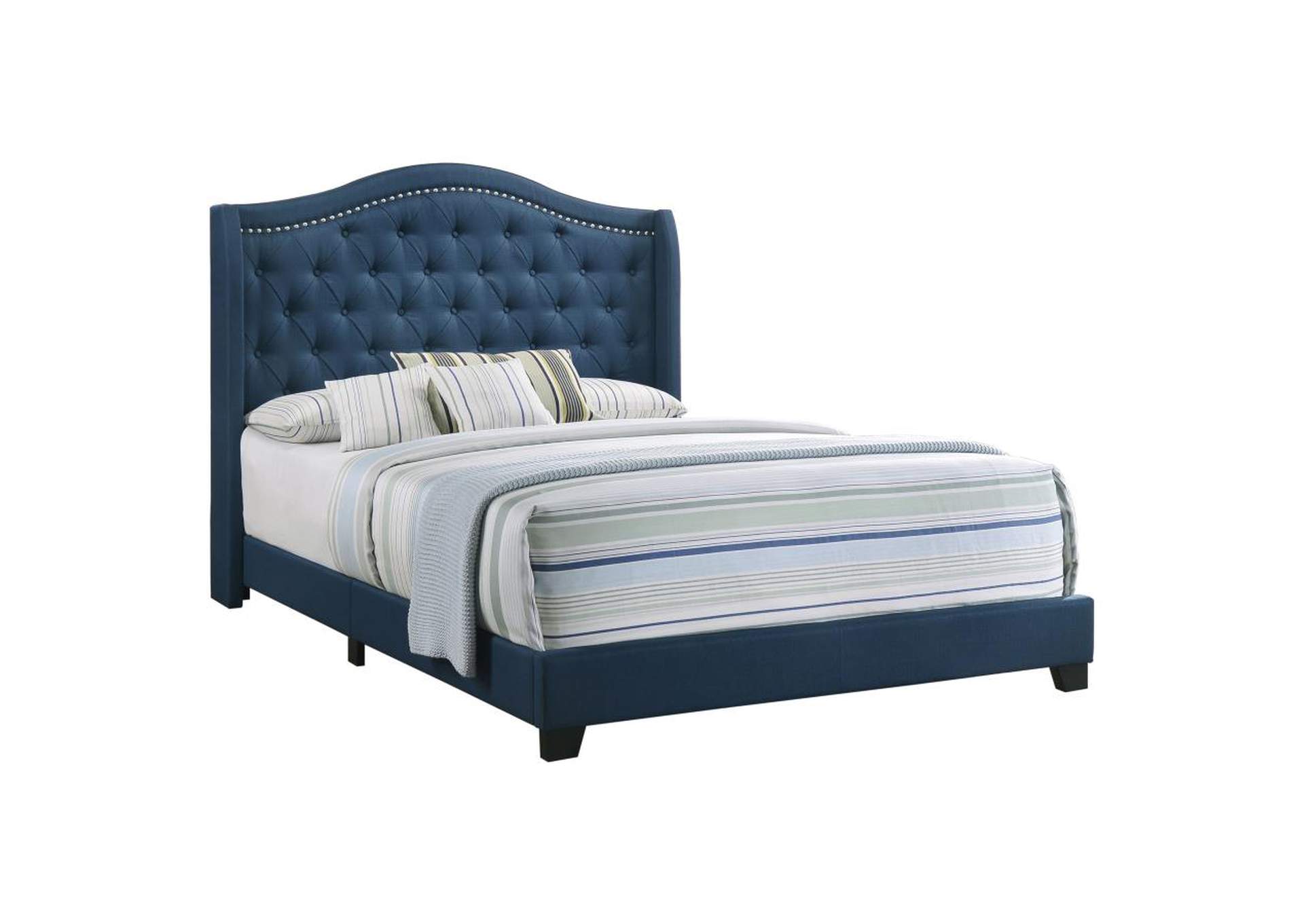 Sonoma Camel Back Queen Bed Blue