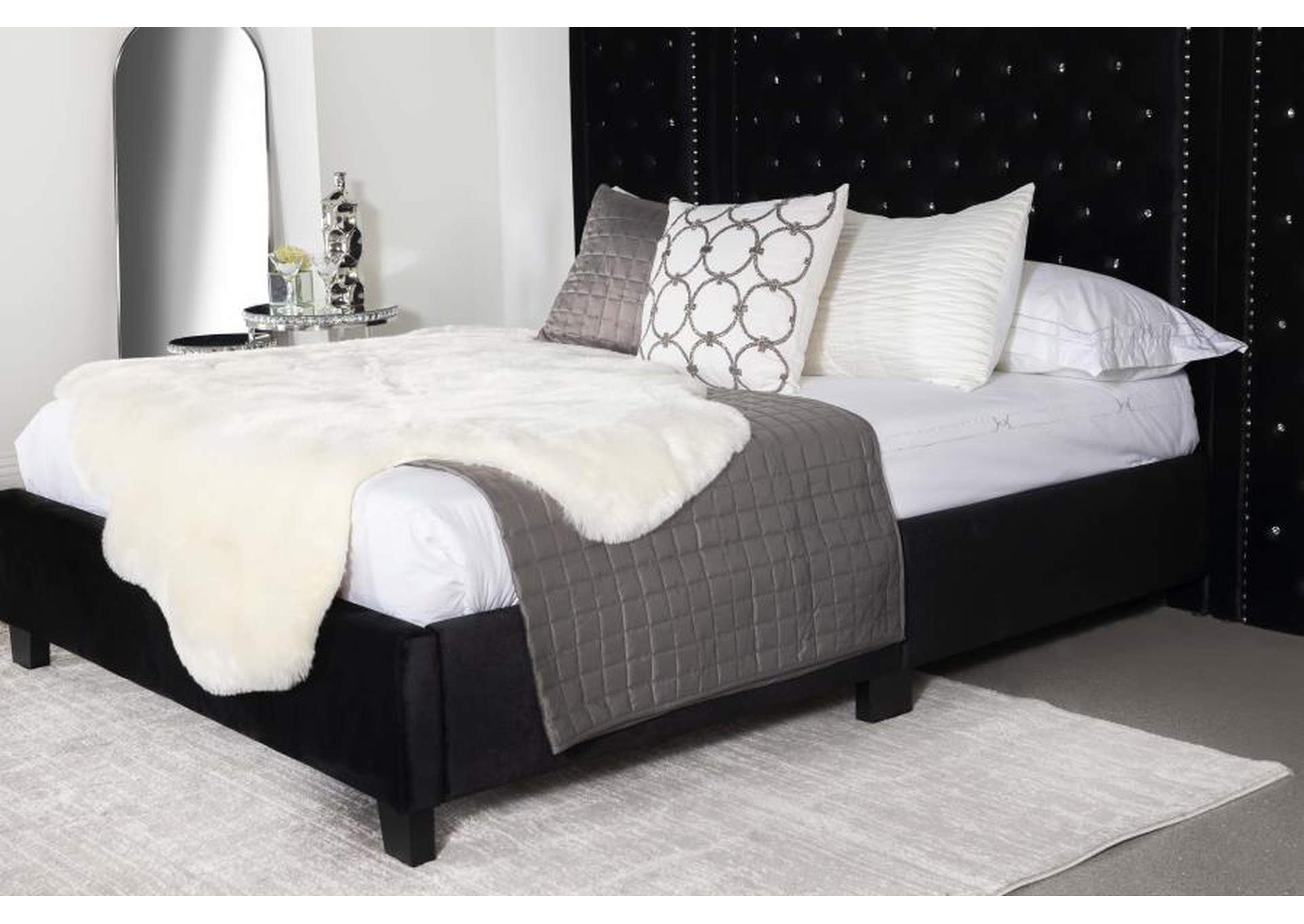 E KING BED & WING PANEL SET image 5
