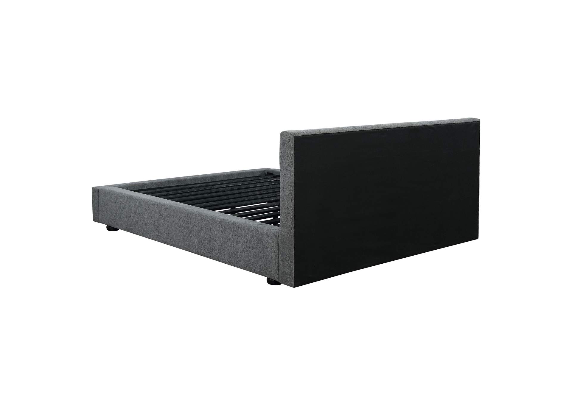 Gregory Upholstered Eastern King Panel Bed Graphite
