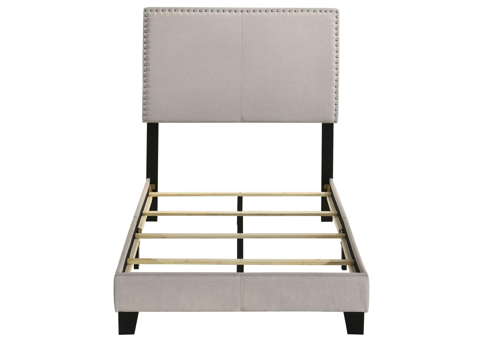 Boyd Upholstered Twin Panel Bed Ivory image 5