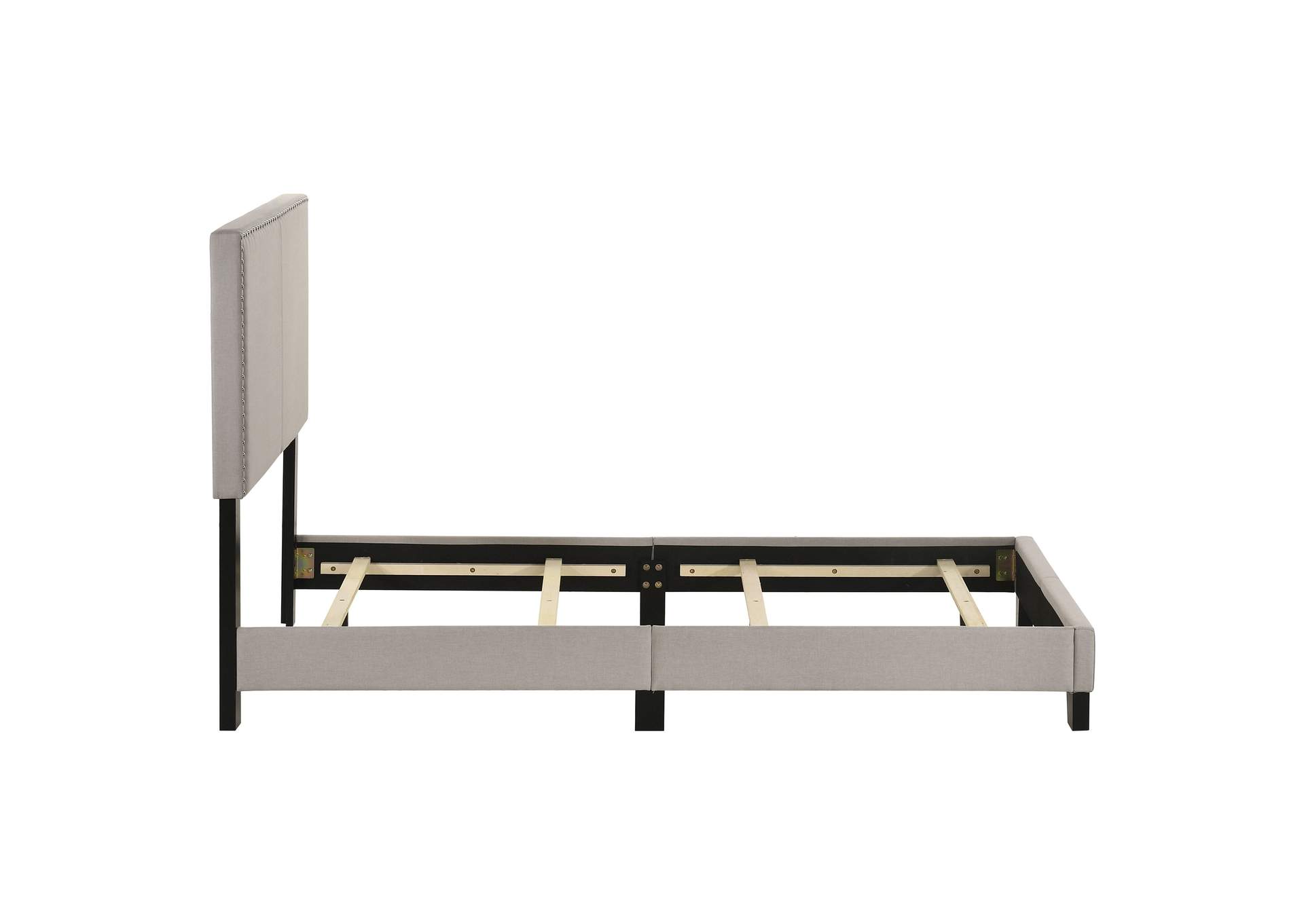 Boyd Upholstered Twin Panel Bed Ivory image 7