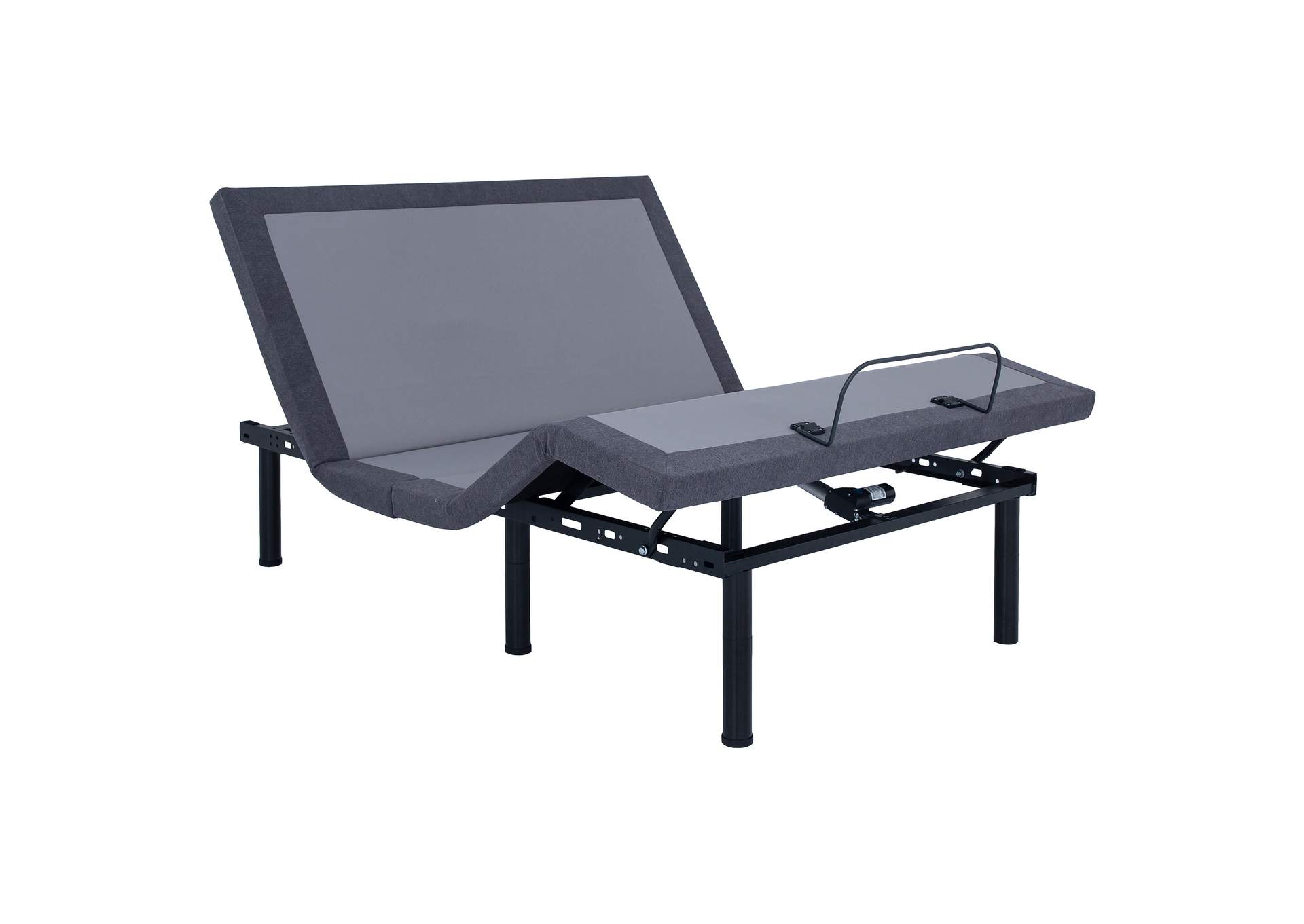 Clara California King Adjustable Bed Base Grey and Black