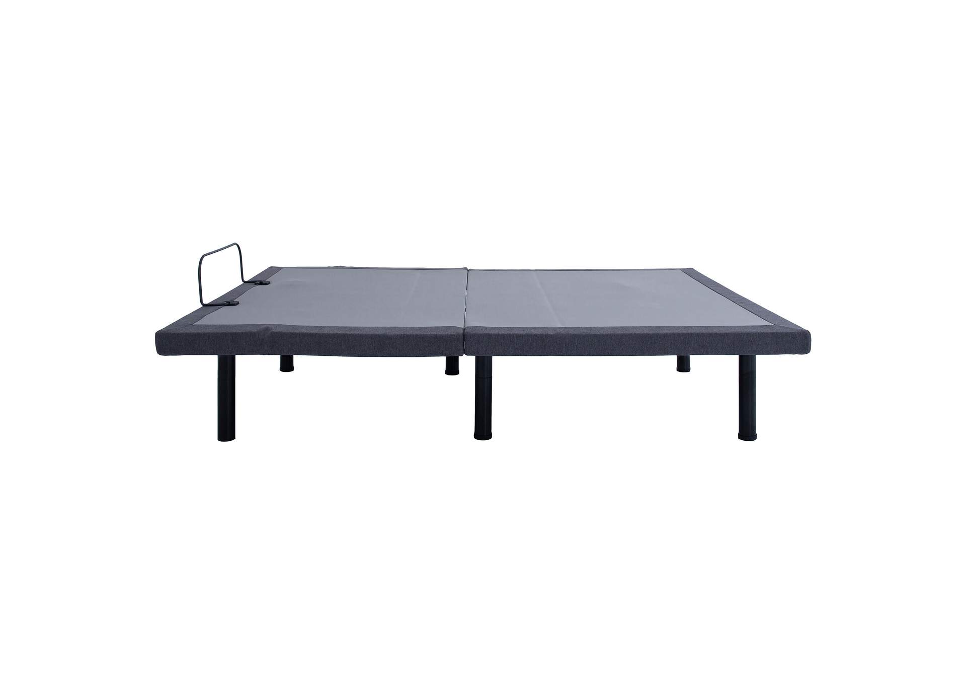 Negan Full Adjustable Bed Base Grey and Black