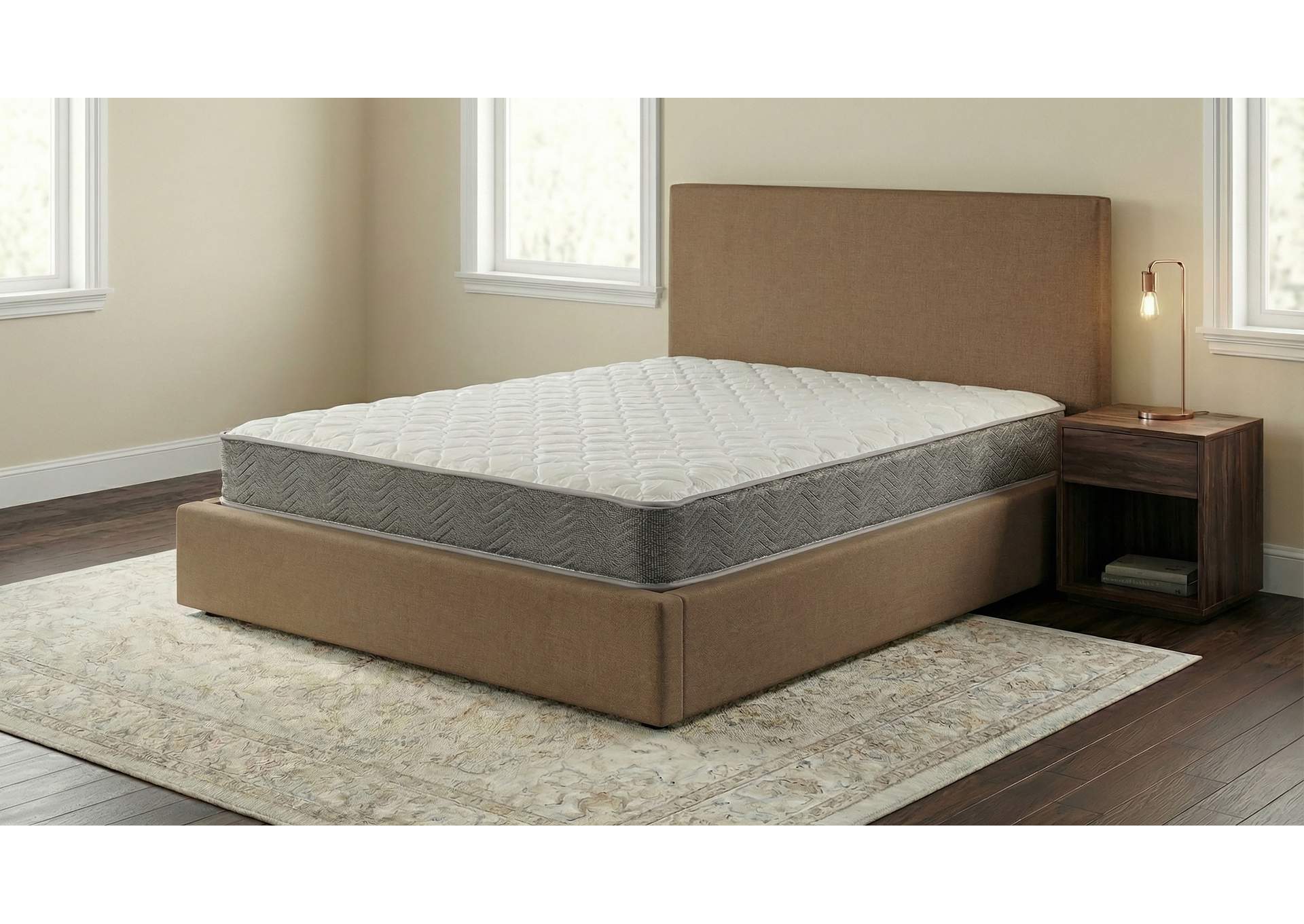 Quimby 7-inch Twin Innerspring Quilted Foam Mattress image 4