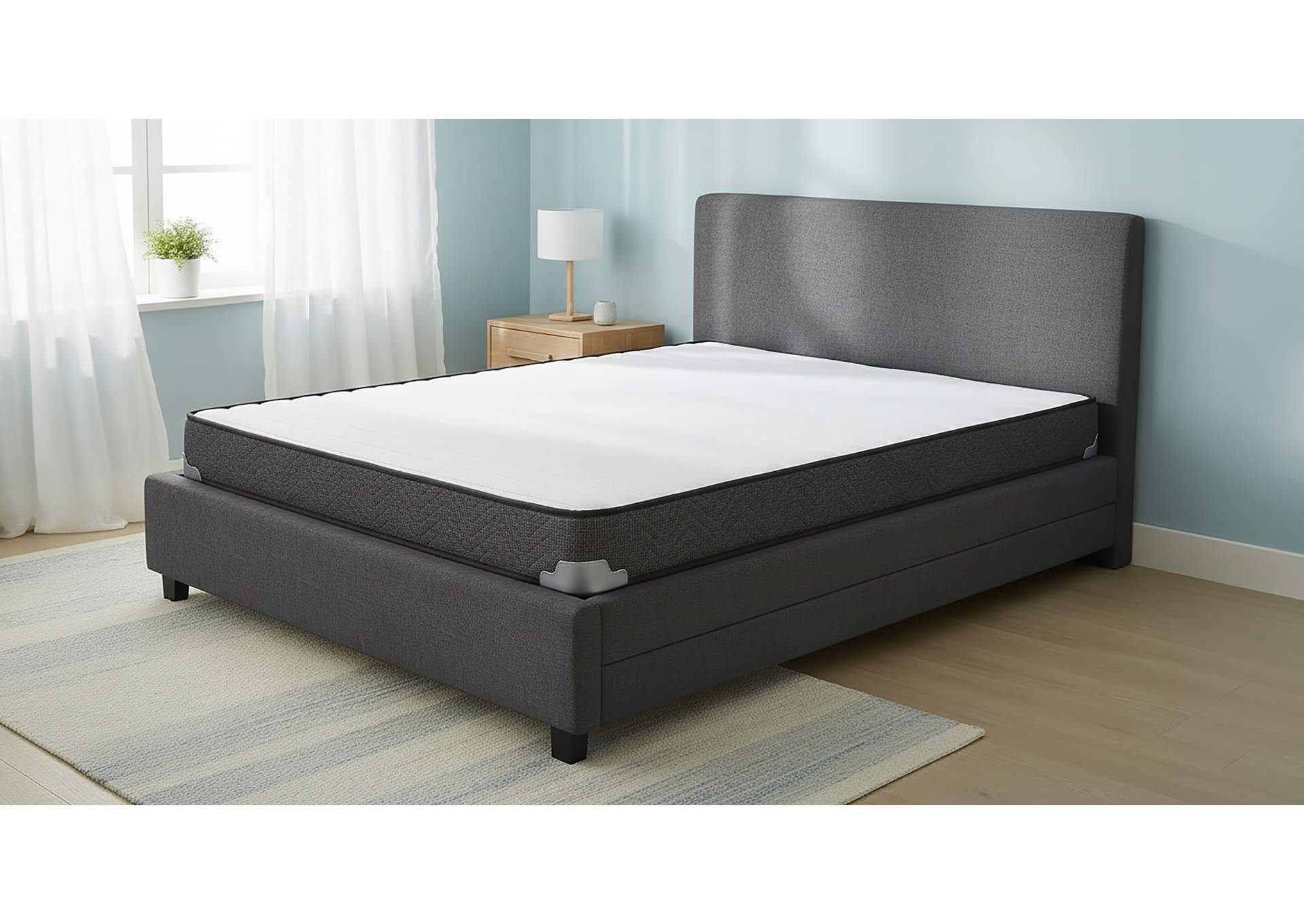 Drover 7-inch Twin Foam Mattress with Built-in Bunkie Board image 4
