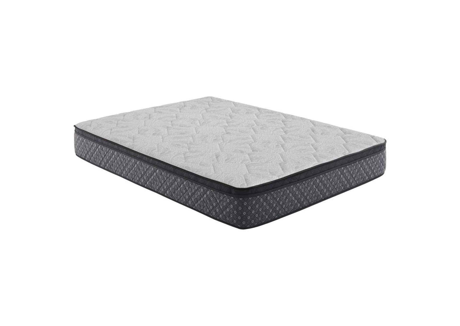 Aspen 12.5" Eastern King Mattress White and Black