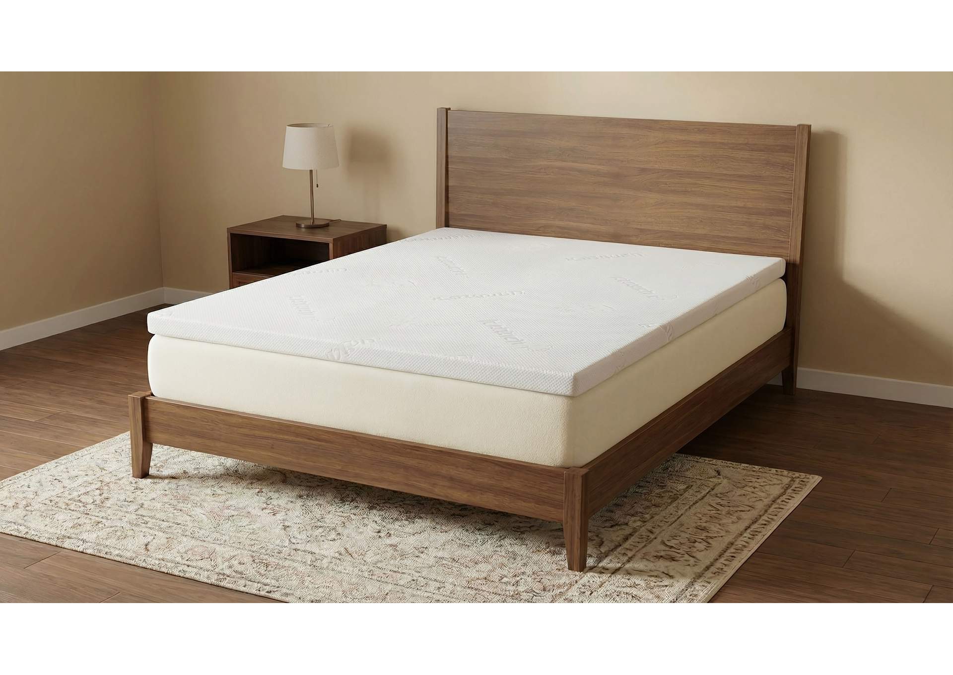 Cascade 3-inch Queen Cool Memory Foam Mattress Topper image 4