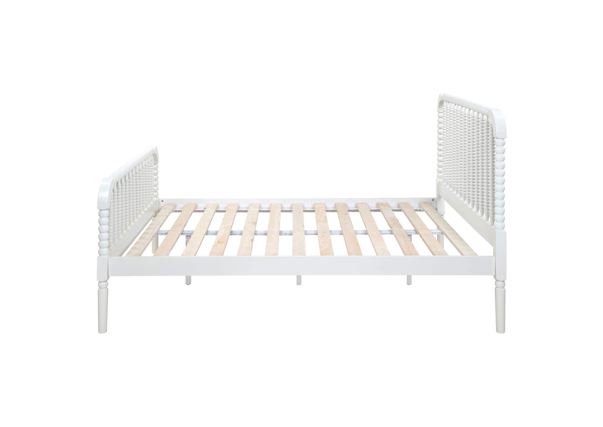 Jones Wood Full Open Frame Bed White