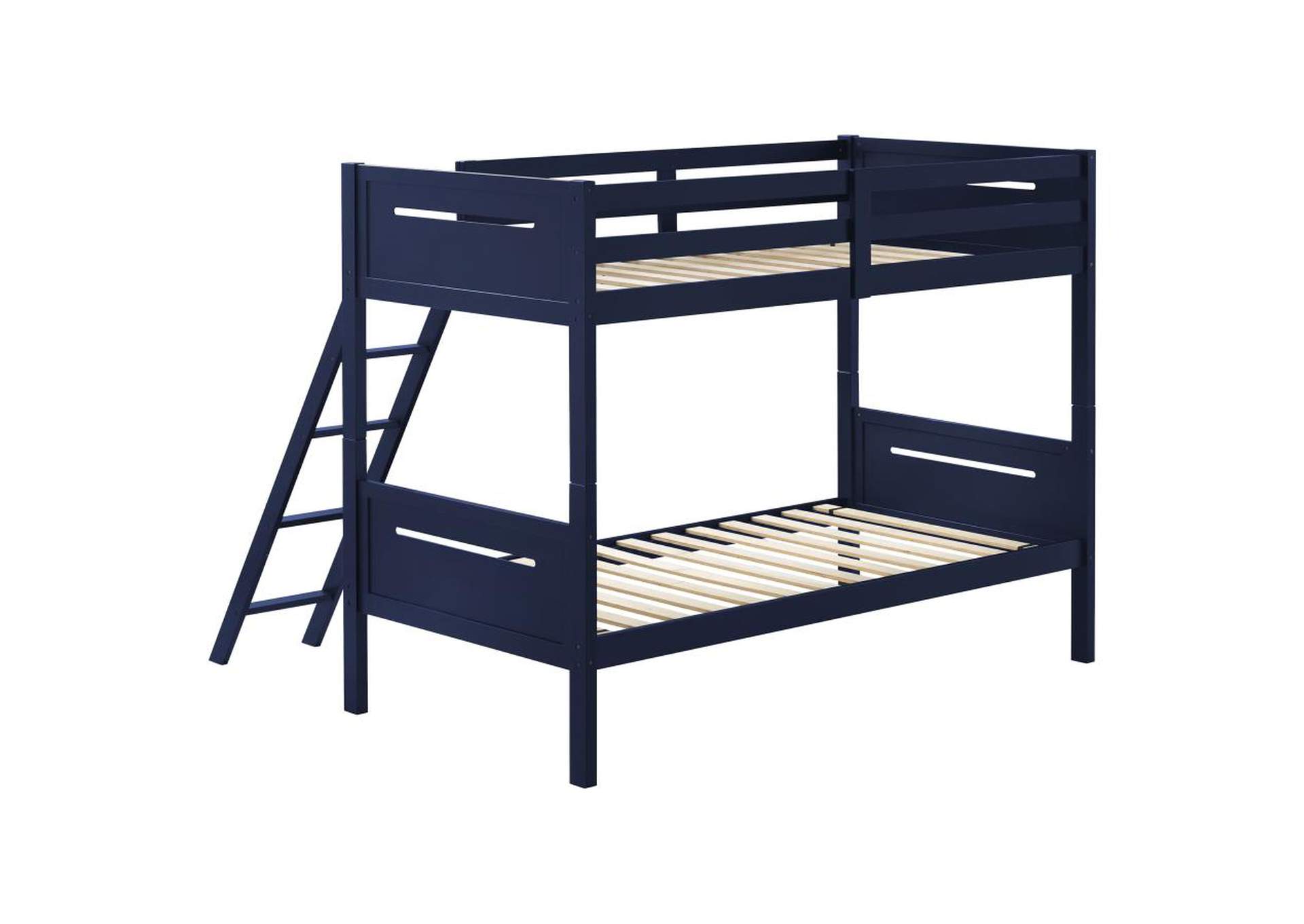 Littleton Twin/Twin Bunk Bed Blue