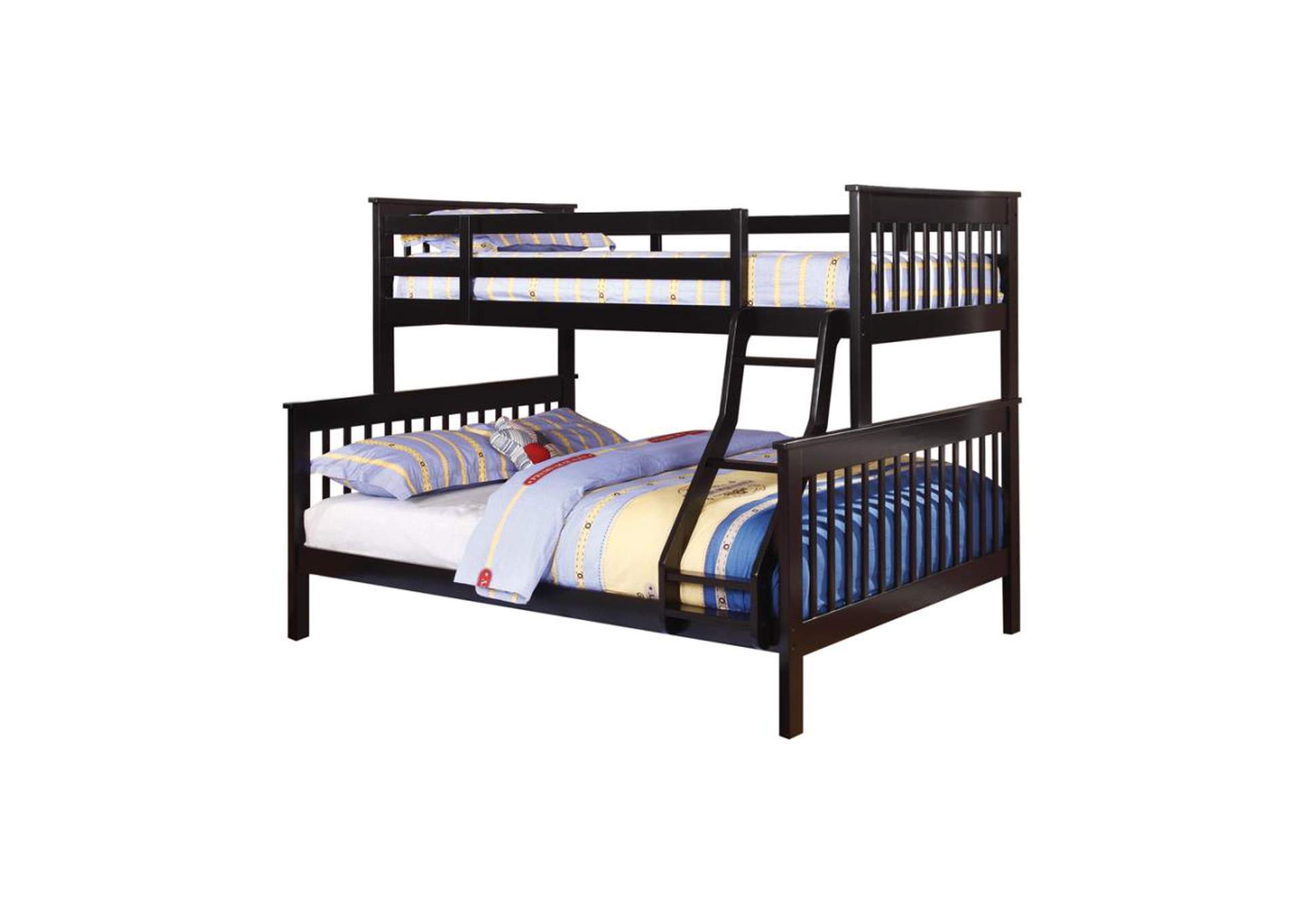 Chapman Twin over Full Bunk Bed Black