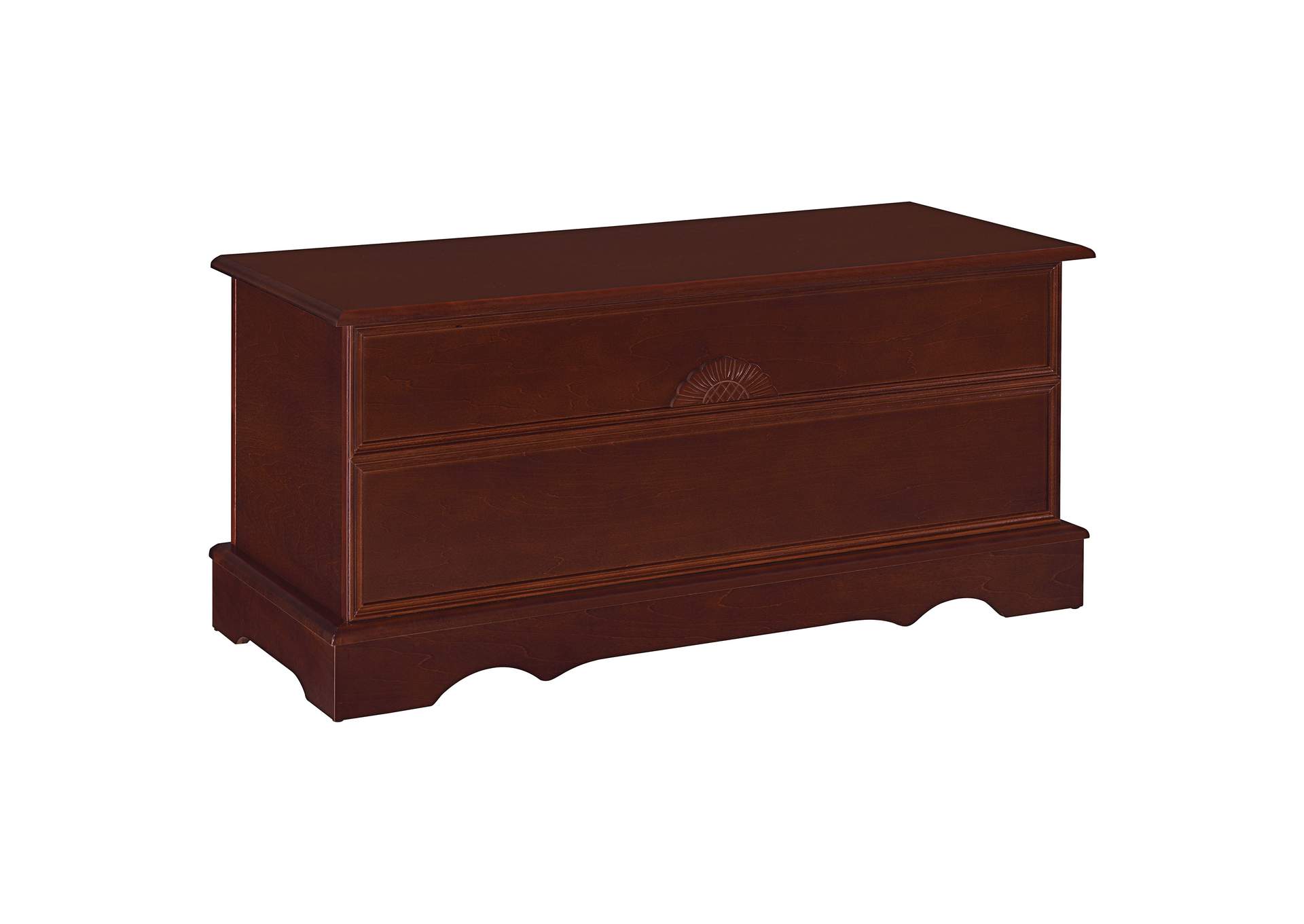 Coaster Paula Traditional Cedar Wood Blanket Chest - Natural Honey Finish (Model 4695)