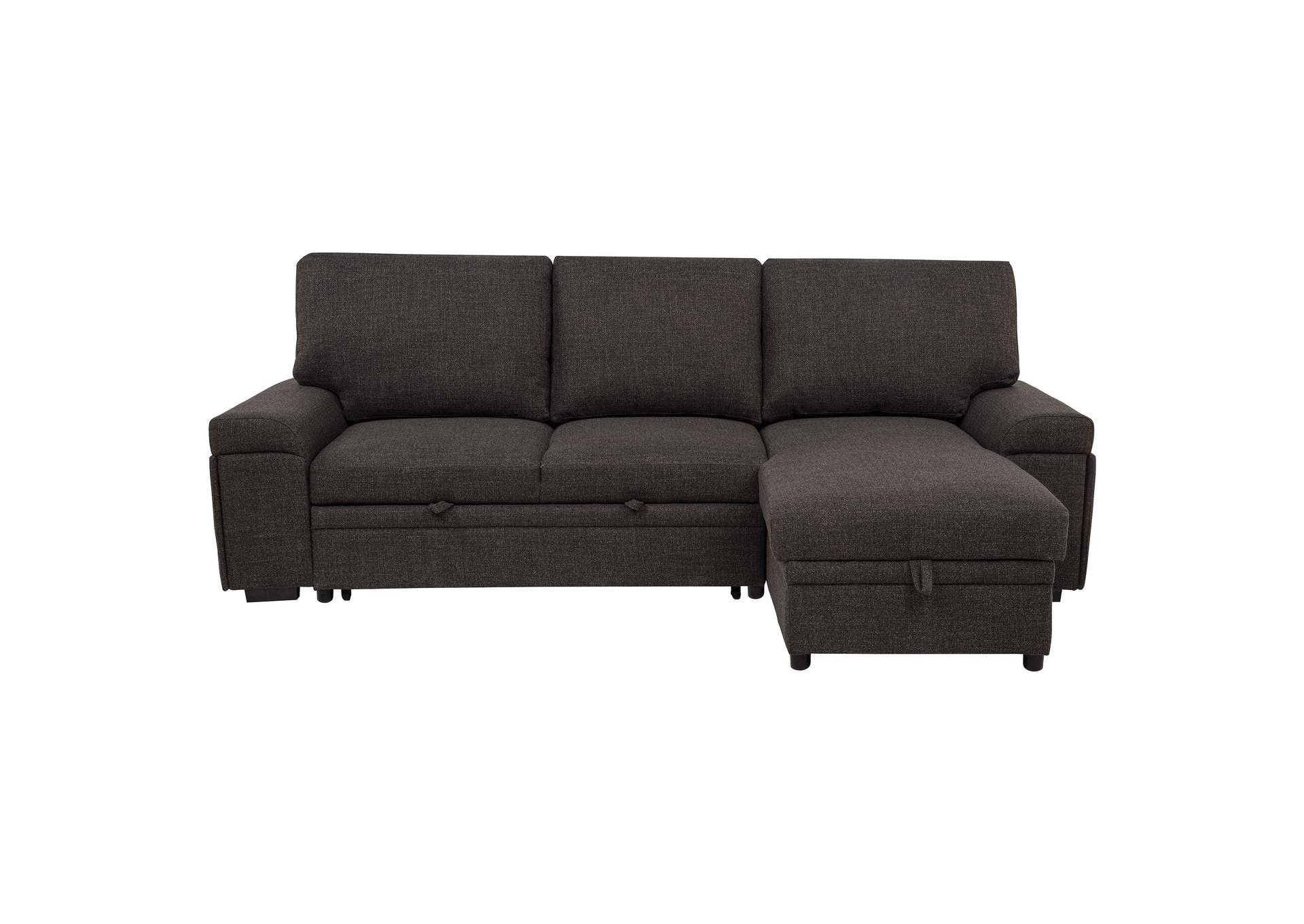 Demko Sleeper Sectional Sofa with Speaker and Storage Chaise Brown image 15