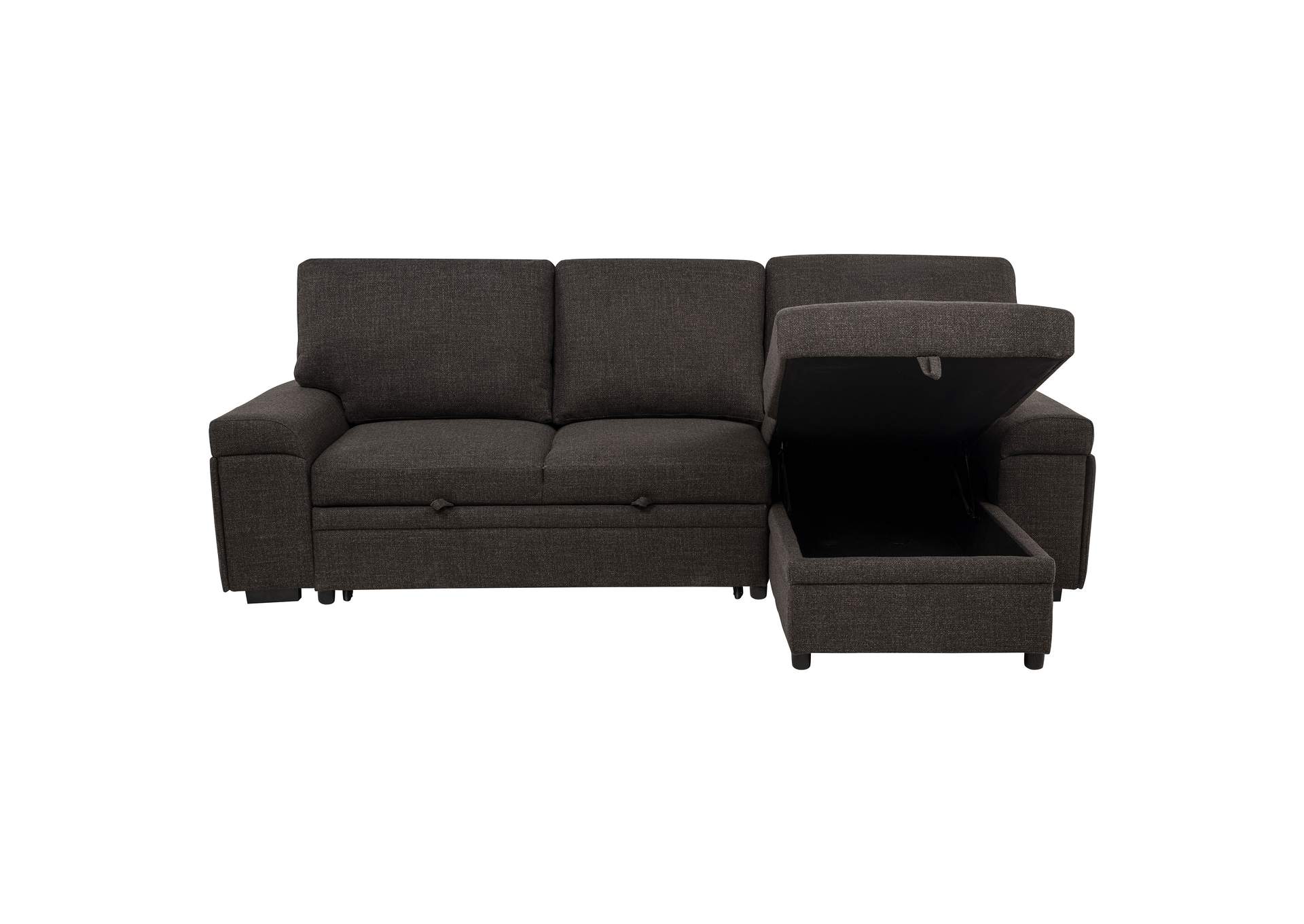 Demko Sleeper Sectional Sofa with Speaker and Storage Chaise Brown image 14