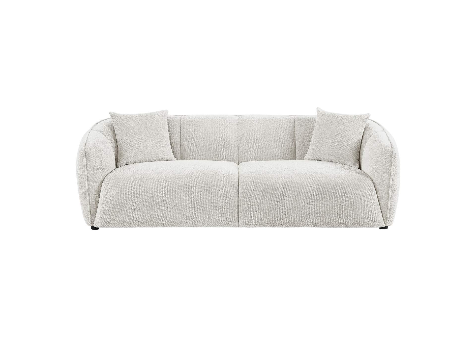 Aleisha Fabric Upholstered Sofa Sand image 4