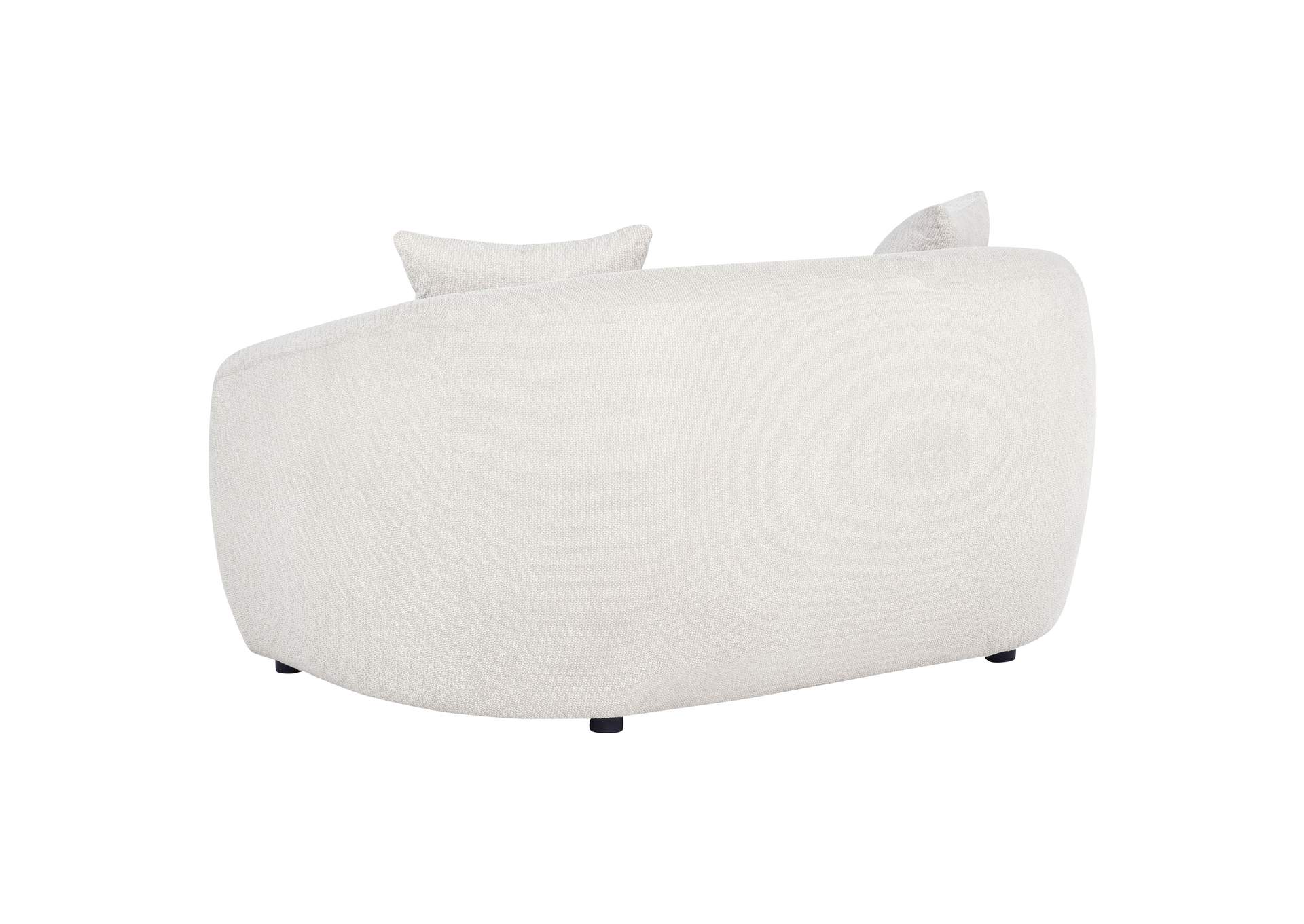 Isabella 2-piece Fabric Upholstered Sofa Set Sand image 7