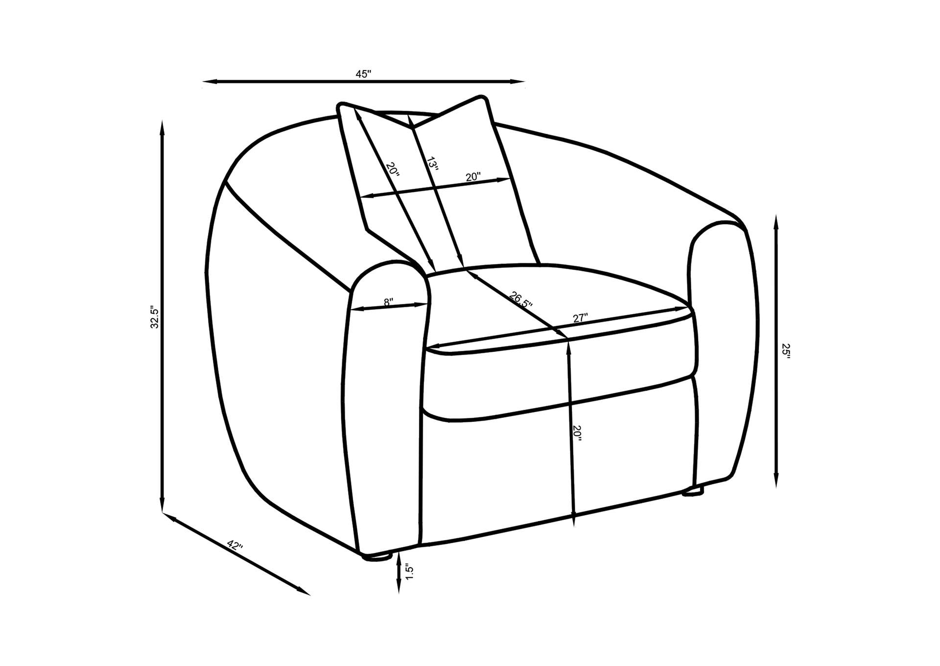 Isabella 3-piece Fabric Upholstered Sofa Set Sand image 13