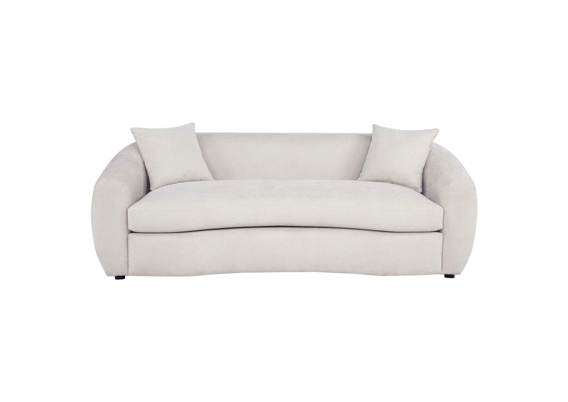 Isabella Fabric Upholstered Sofa Sand image 4