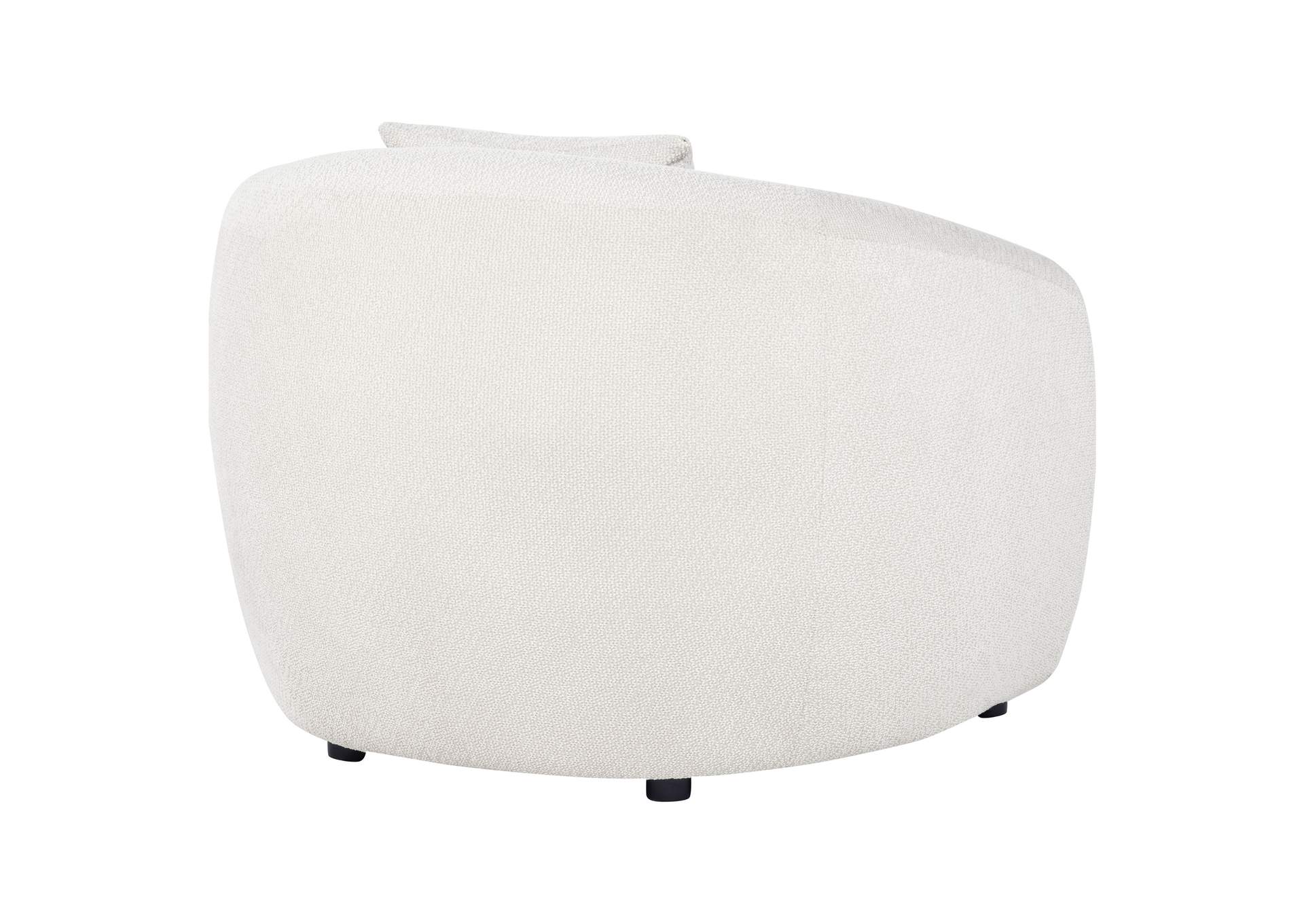 Isabella Fabric Upholstered Accent Chair Sand image 8