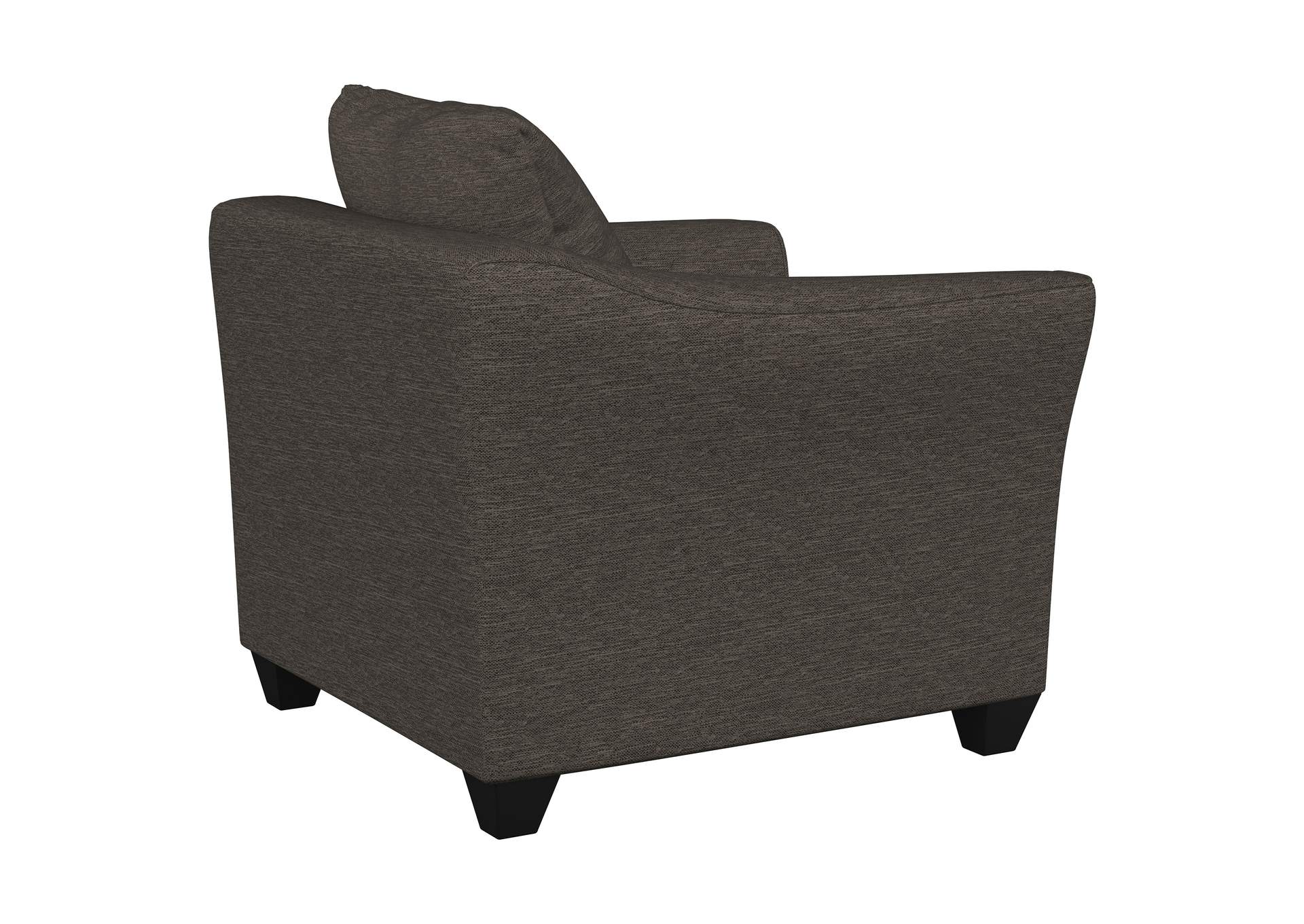 Salizar Upholstered Flared Arm Accent Chair Charcoal Grey
