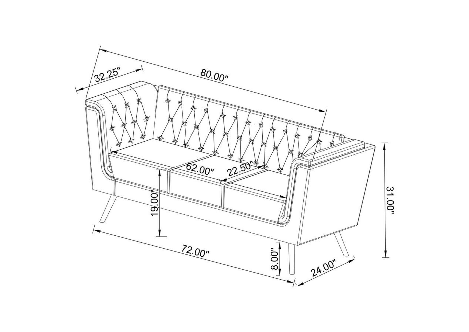 3 PC (SOFA+LOVESEAT+CHAIR) image 13