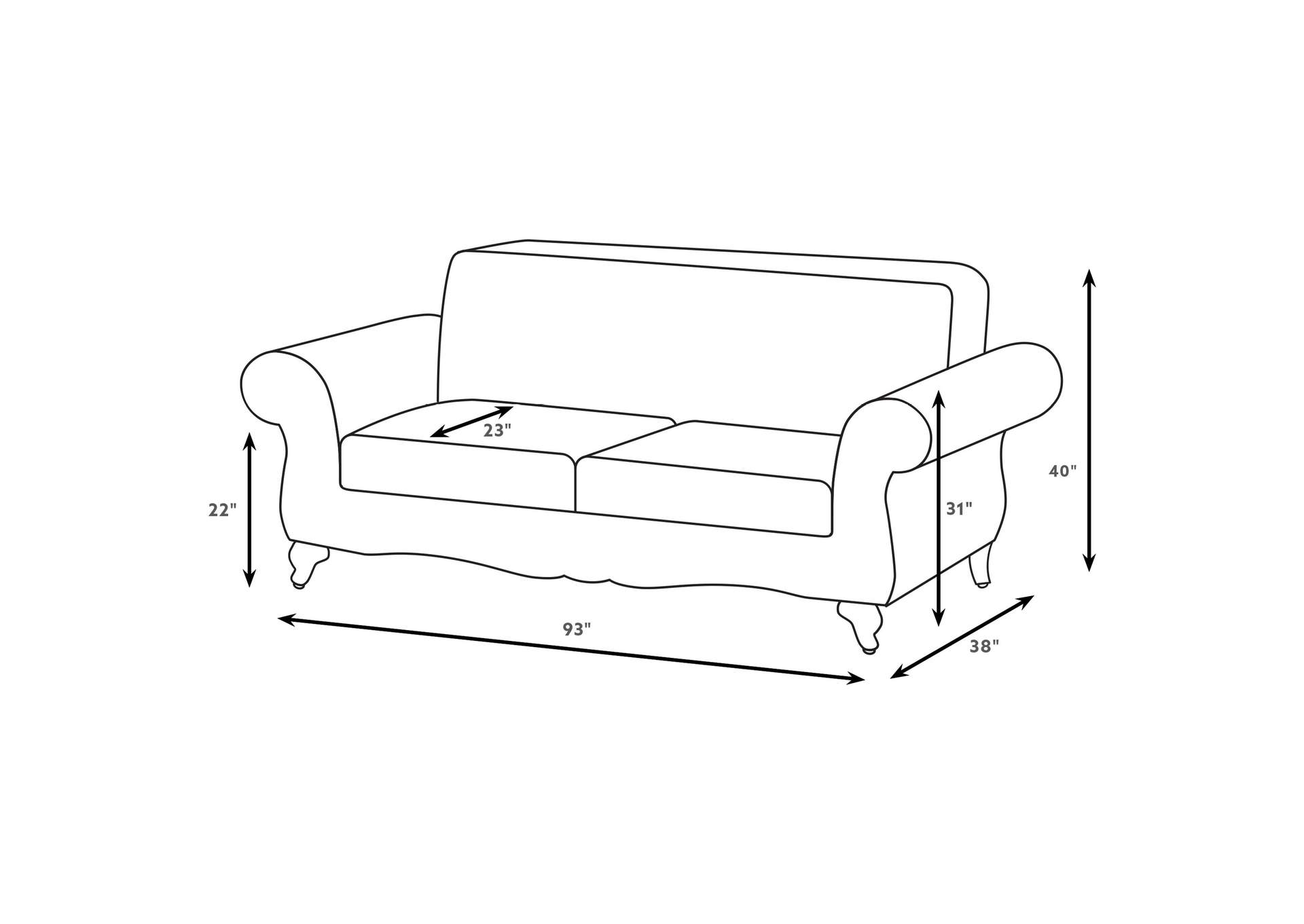 Elmbrook Upholstered Rolled Arm Sofa Brown image 5
