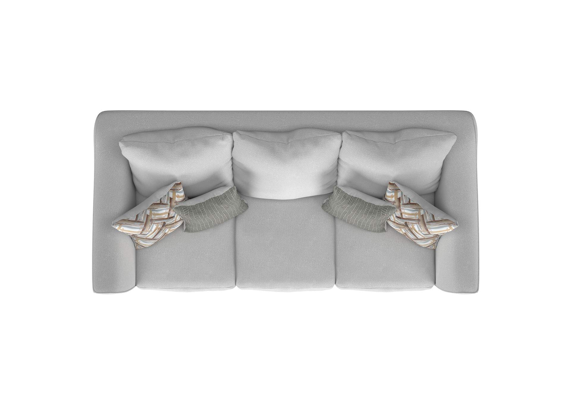 Salizar 2-piece Upholstered Flared Arm Sofa Set Sand