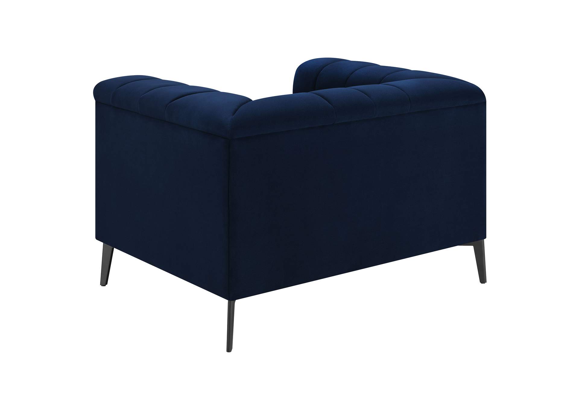 Chalet 3-piece Tuxedo Arm Living Room Set Blue