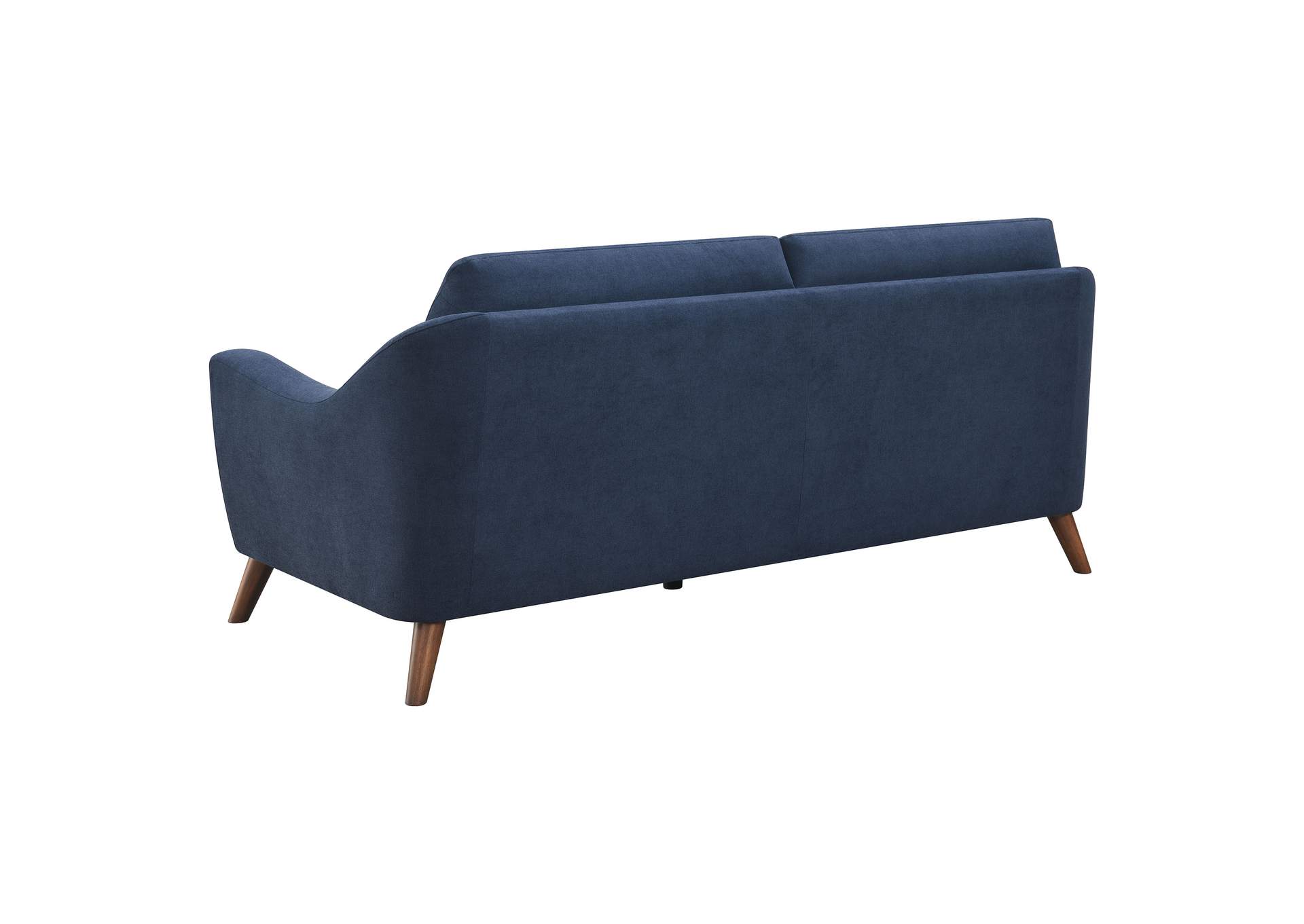 1/26迄 rikoao sofa navy Ktaxon 3 Seat Mid Century Modern Linen Sofa, Navy Blue with