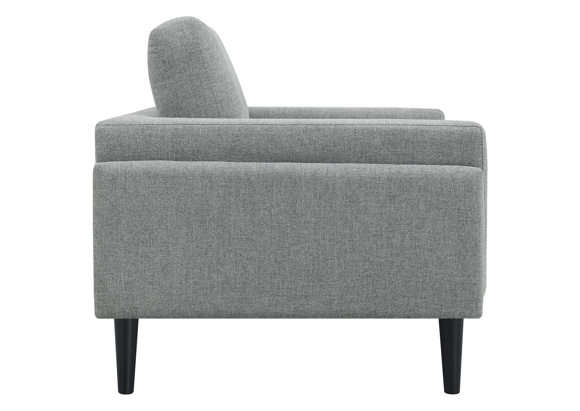 Rilynn Upholstered Track Arm Accent Chair Grey