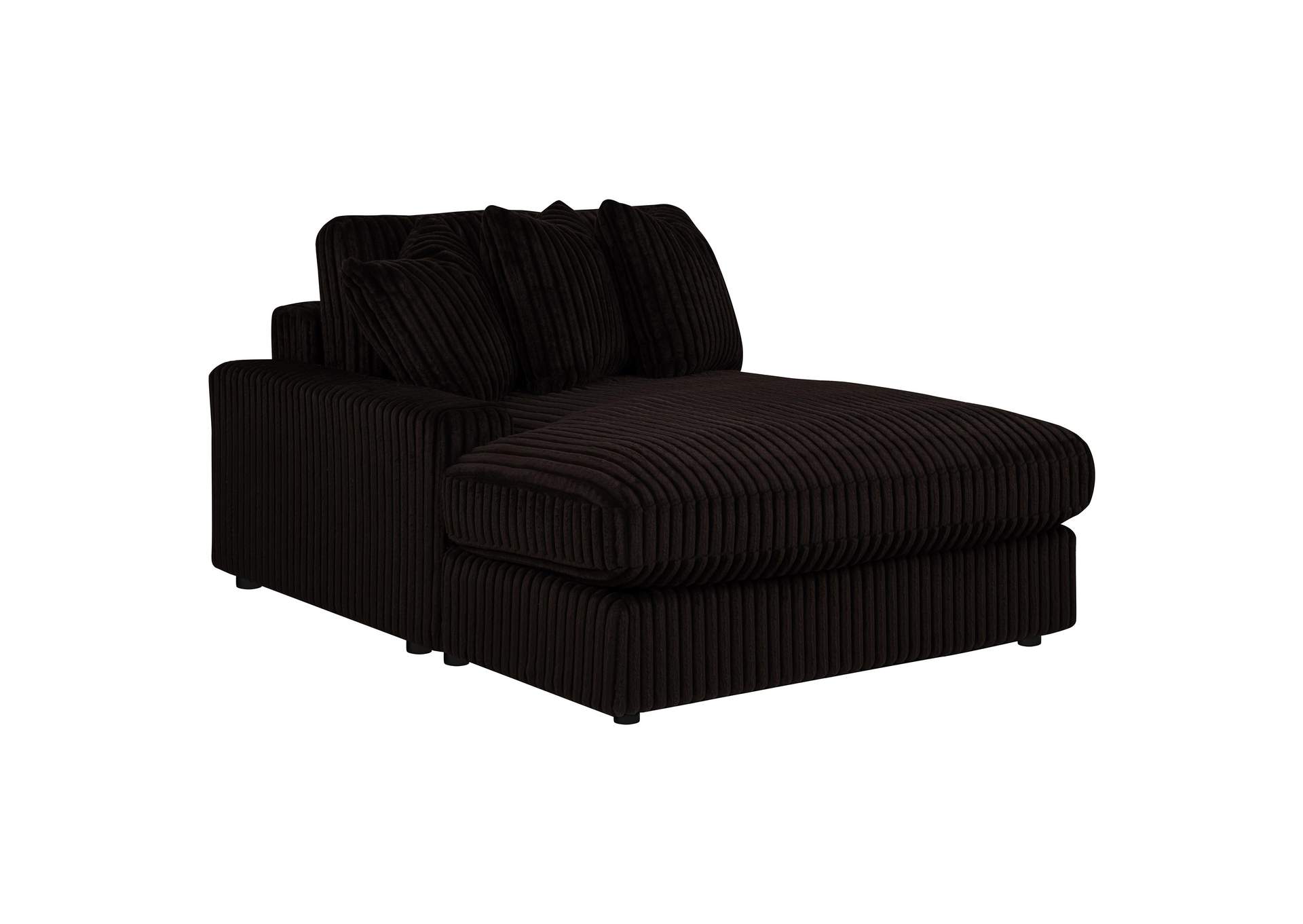 Blaine Upholstered Reversible Chaise Sectional Sofa Chocolate image 3