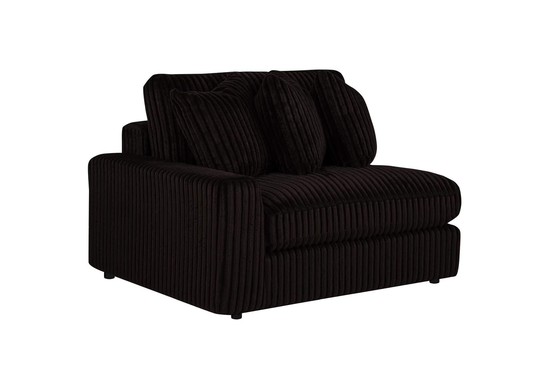 Blaine Upholstered Reversible Chaise Sectional Sofa Chocolate image 9