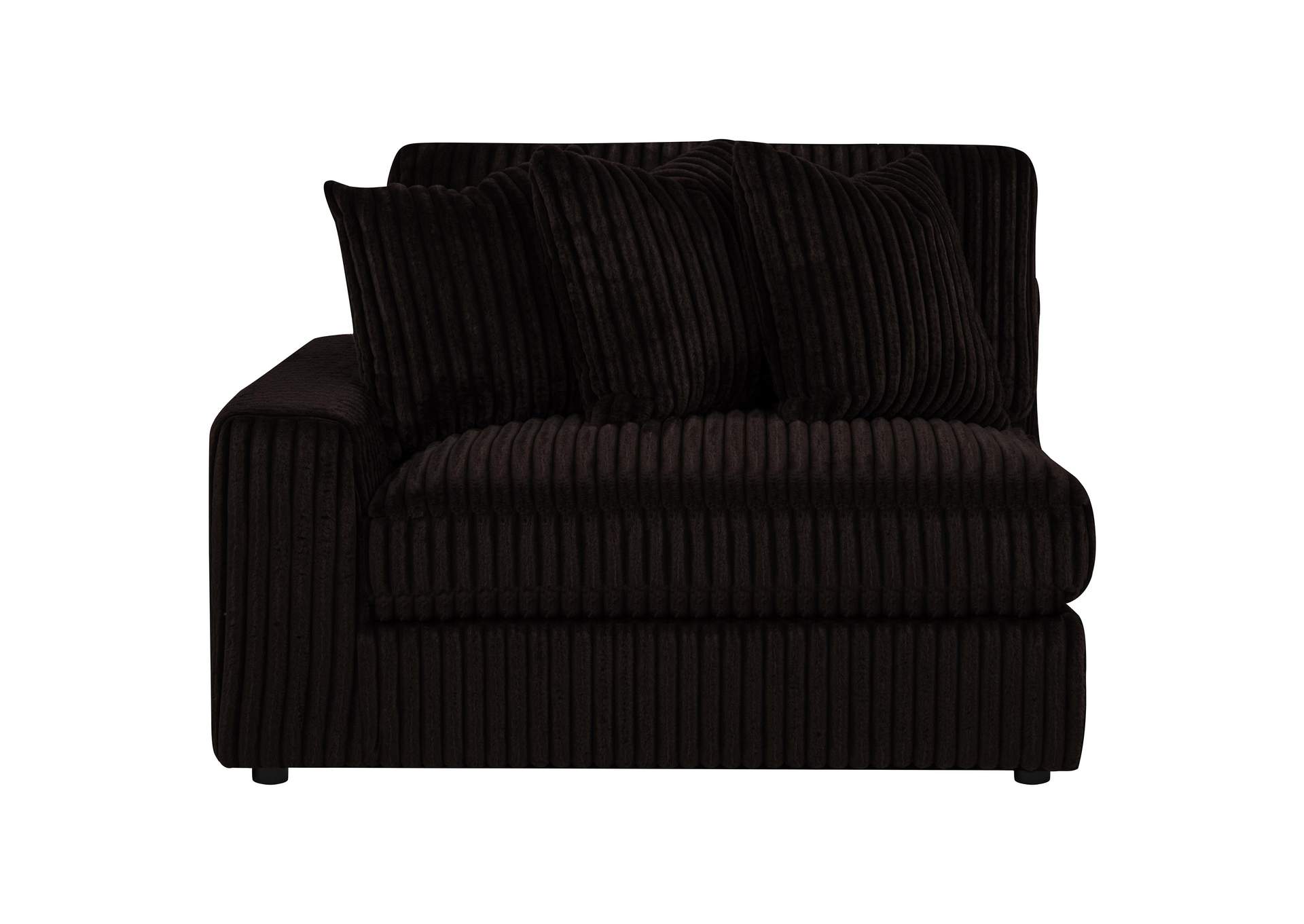 Blaine Upholstered Reversible Chaise Sectional Sofa Chocolate image 8