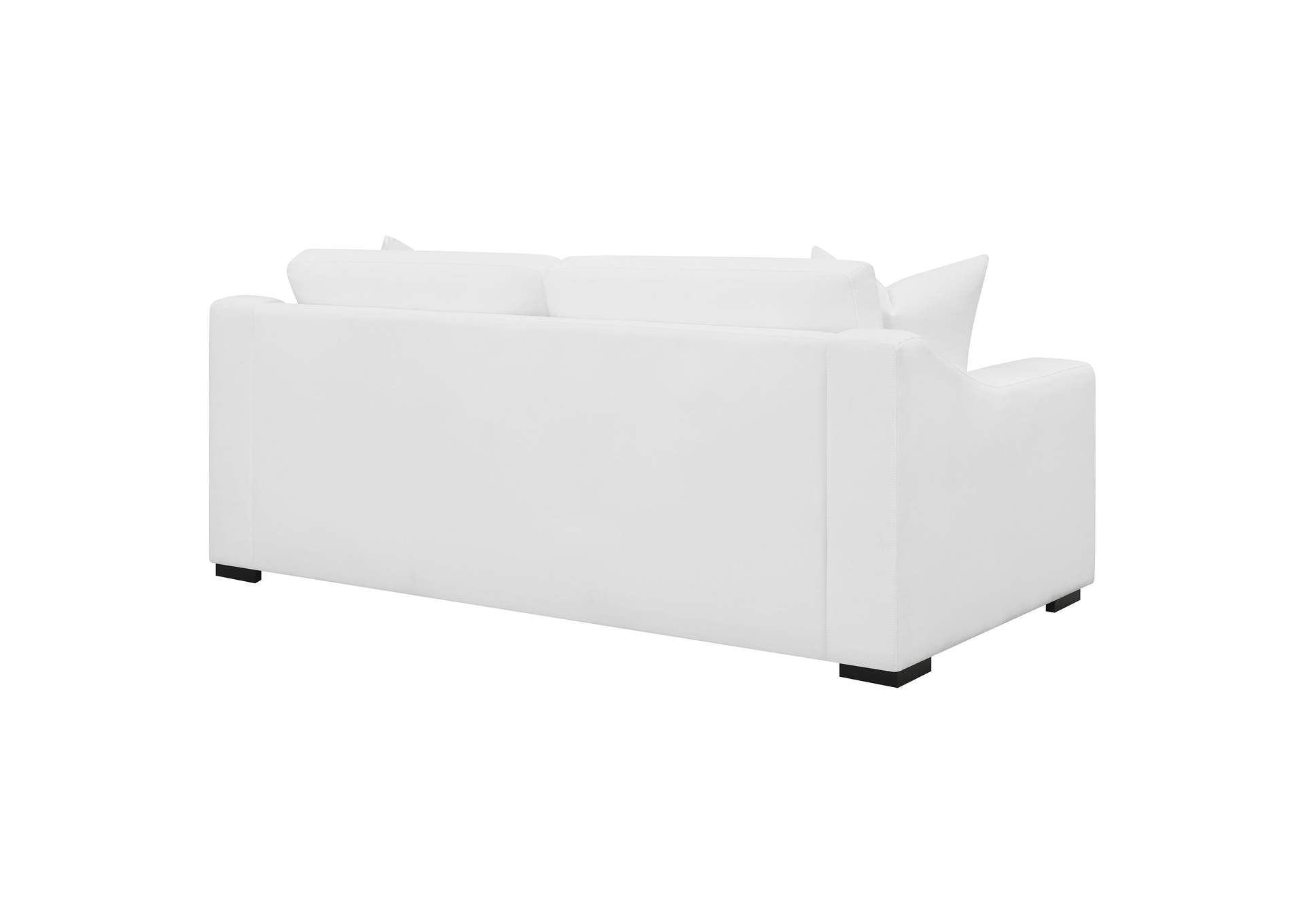 Ashlyn Upholstered Sloped Arm Sofa White