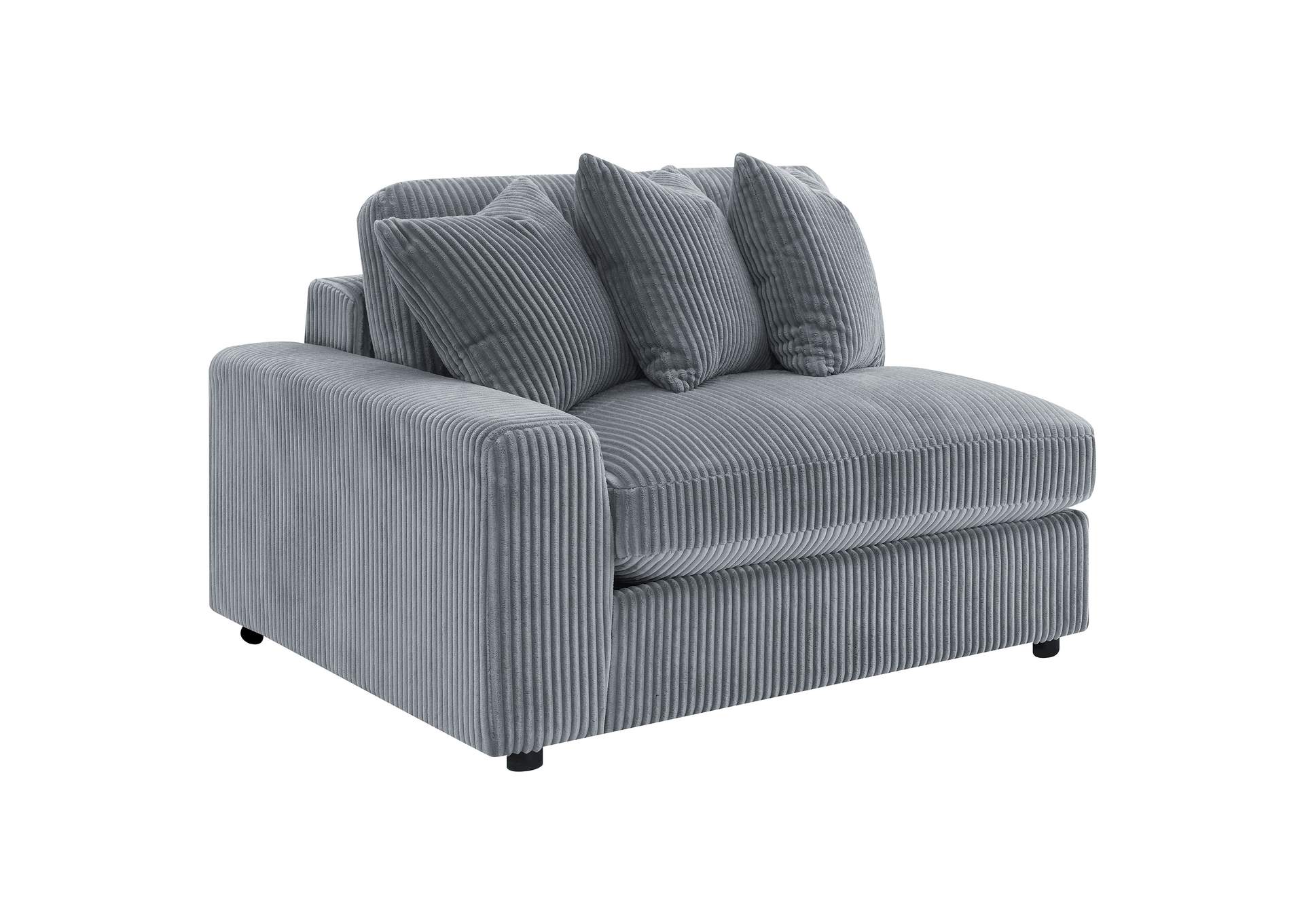 Blaine Upholstered Reversible Sectional Fog
