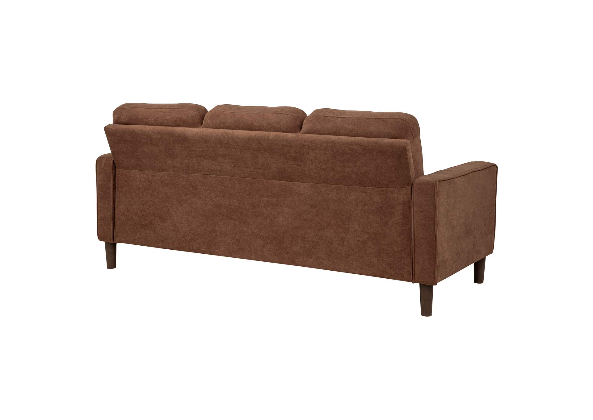 Bowen II Fabric Upholstered Track Arm Sofa Rust image 7