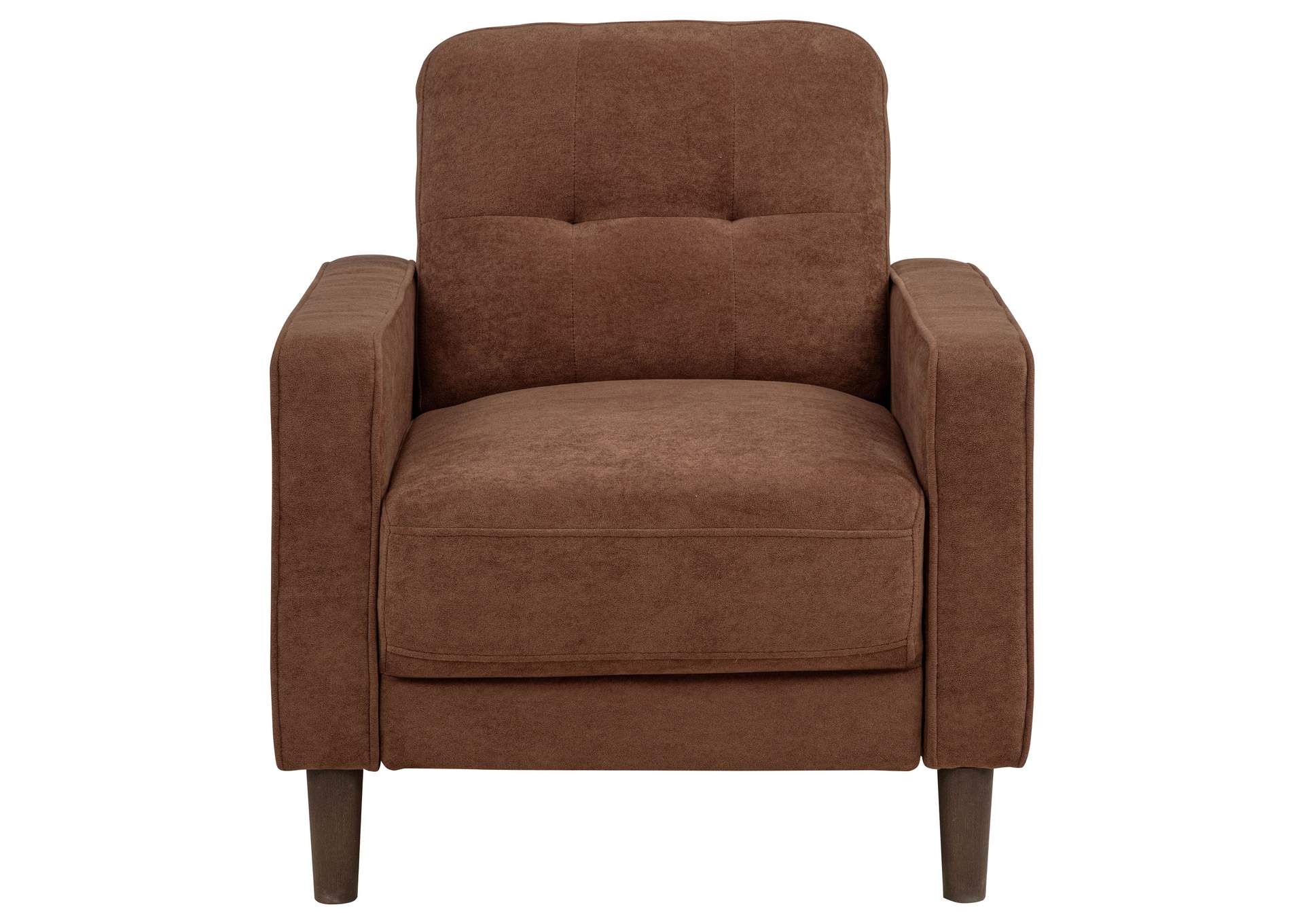 Bowen II Fabric Upholstered Track Arm Accent Chair Rust image 3