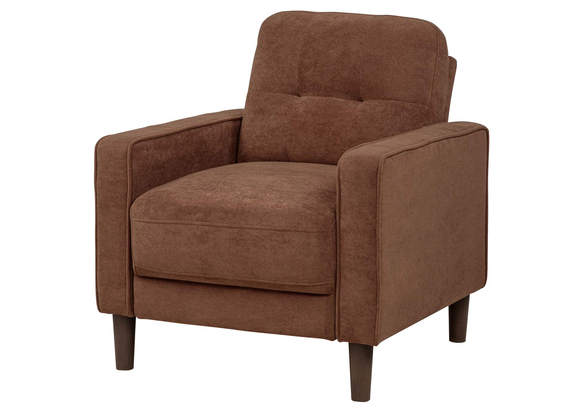 Bowen II Fabric Upholstered Track Arm Accent Chair Rust image 4
