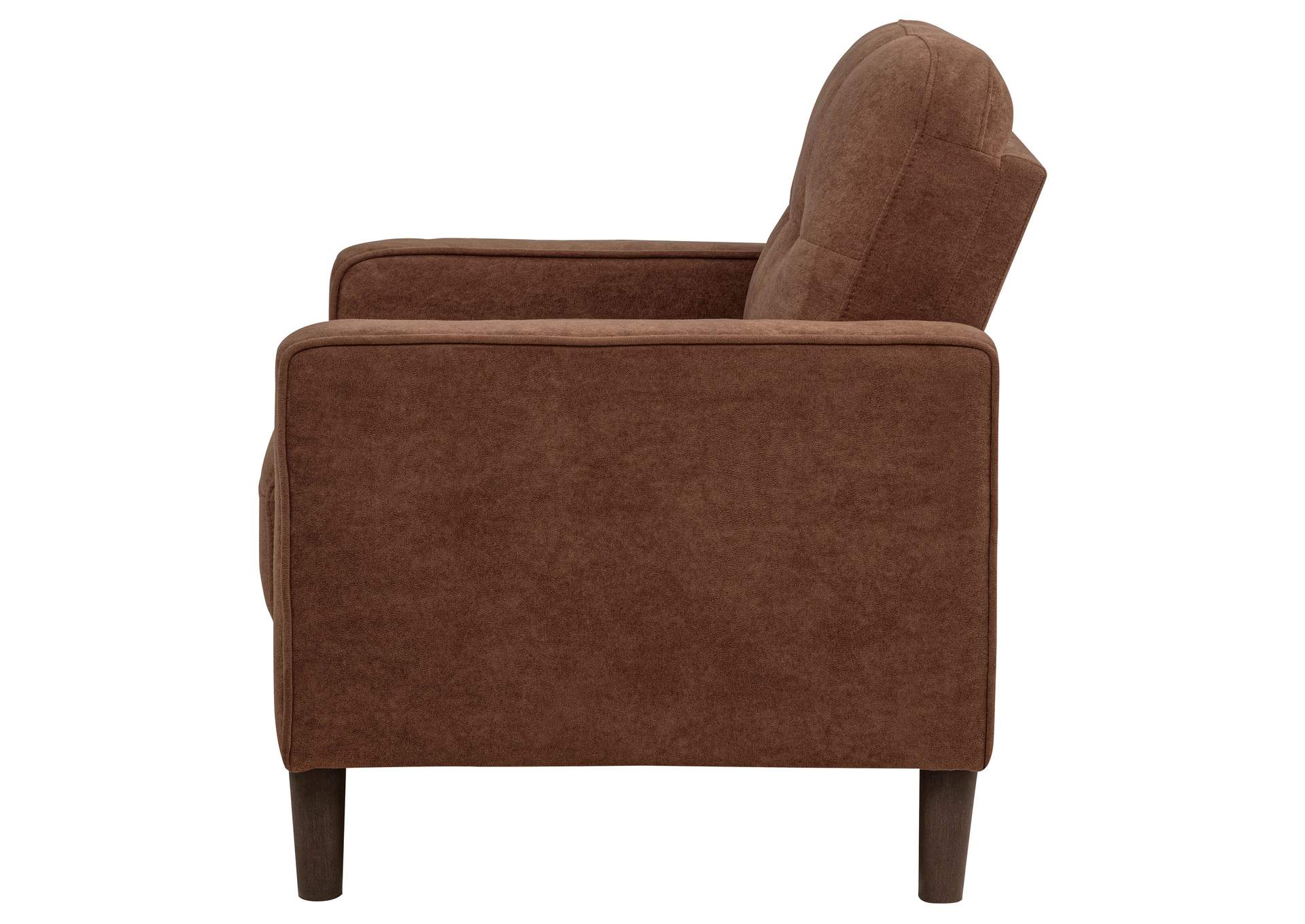 Bowen II Fabric Upholstered Track Arm Accent Chair Rust image 5