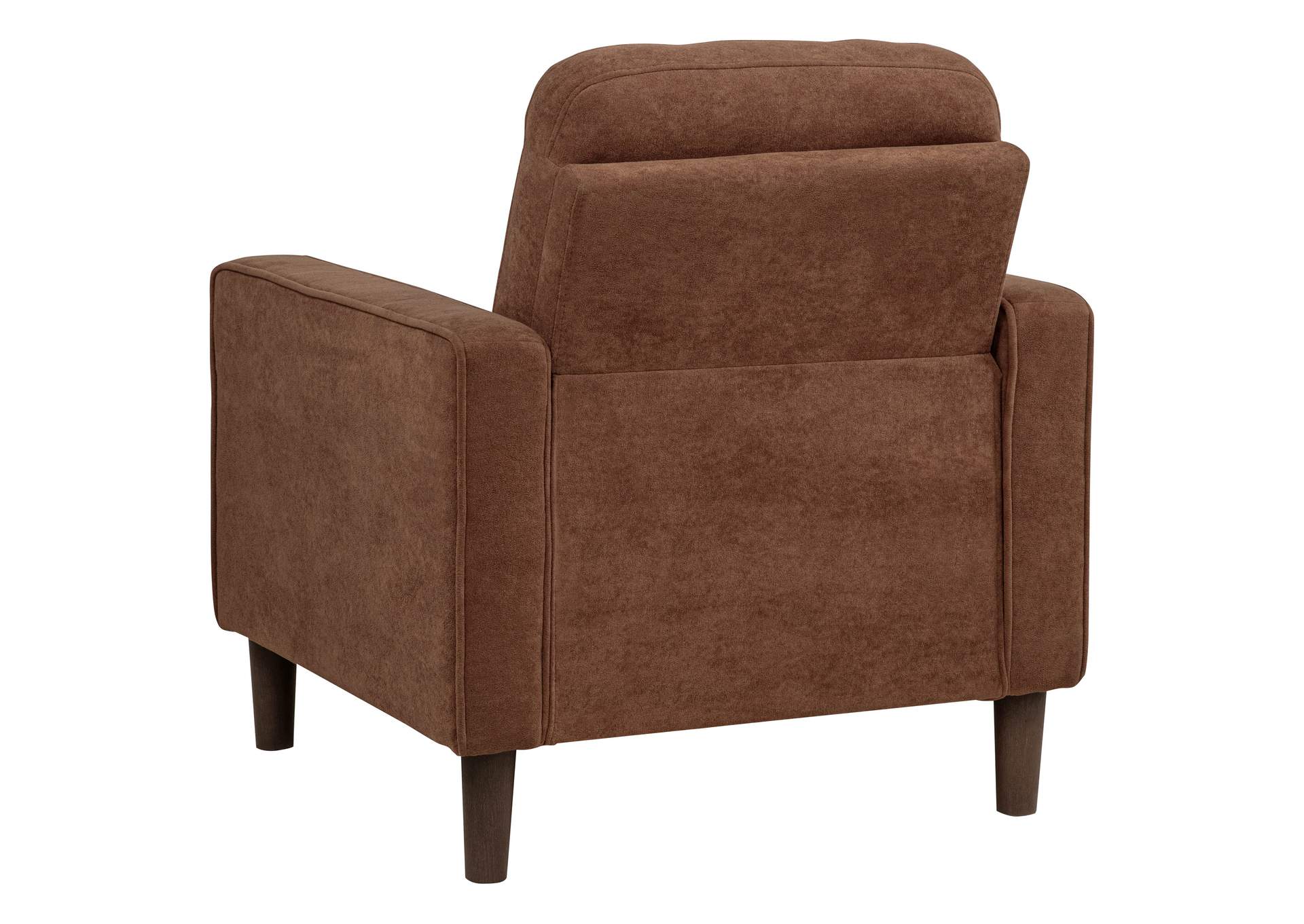 Bowen II Fabric Upholstered Track Arm Accent Chair Rust image 6