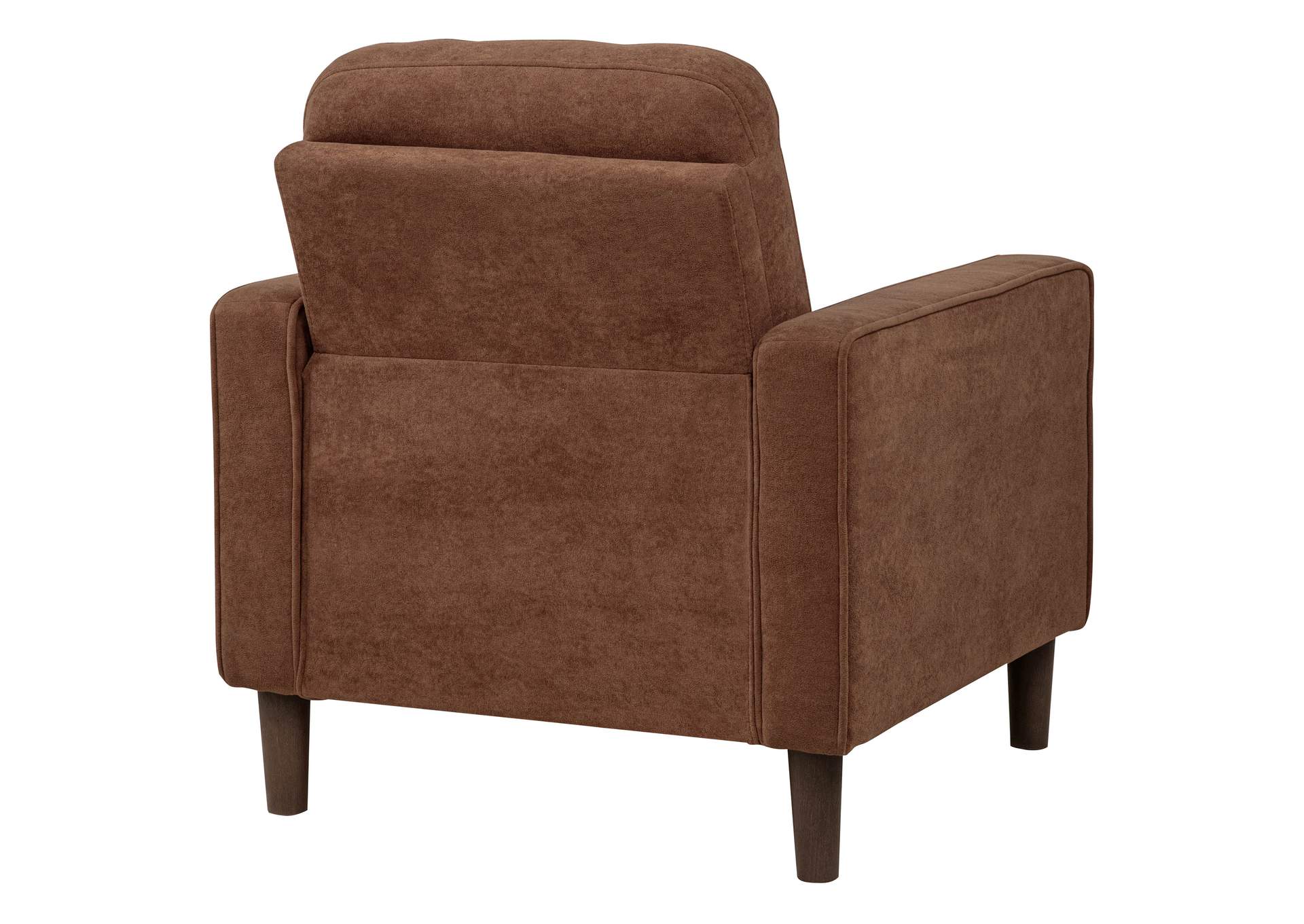 Bowen II Fabric Upholstered Track Arm Accent Chair Rust image 7
