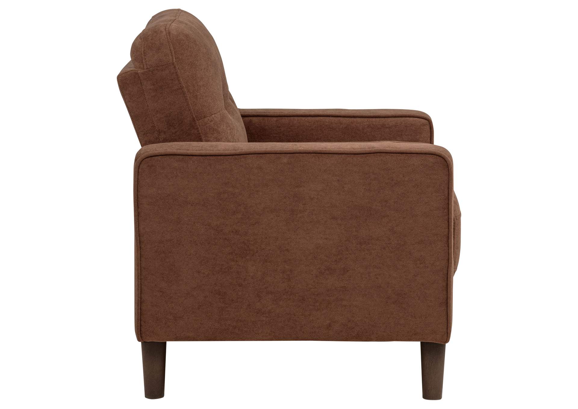 Bowen II Fabric Upholstered Track Arm Accent Chair Rust image 8