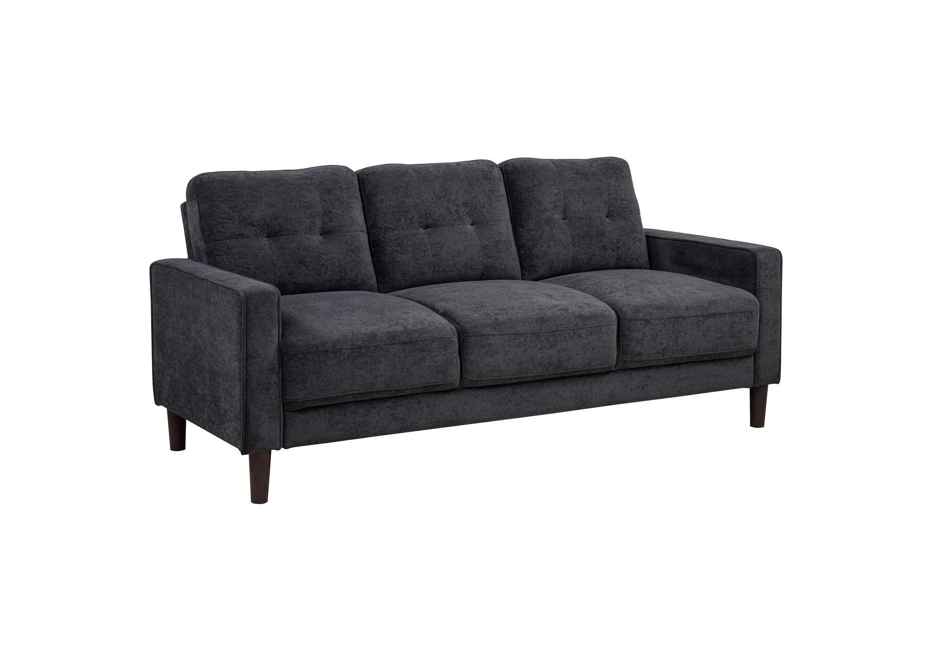 Bowen II 2-piece Upholstered Track Arm Sofa Set Steel Grey image 3