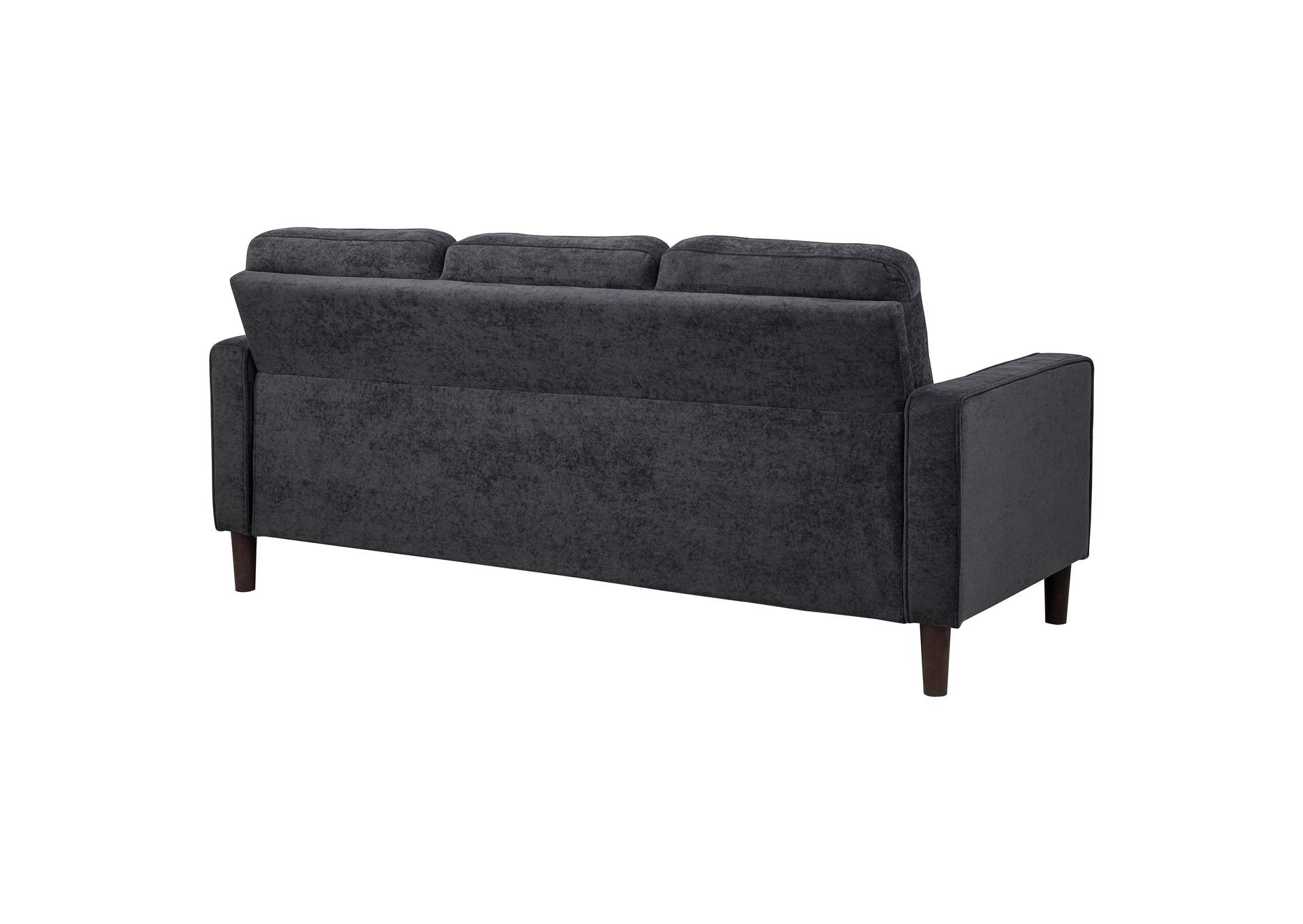 Bowen II Fabric Upholstered Track Arm Sofa Steel Grey image 7