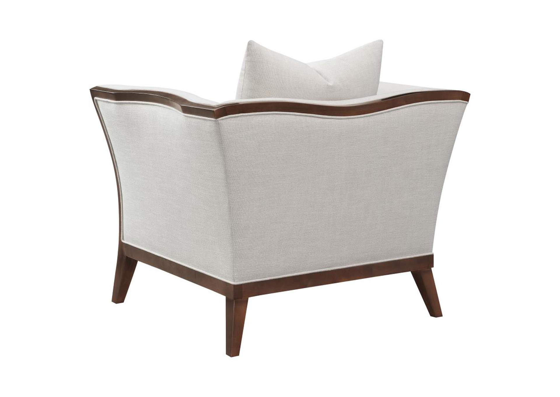 Lorraine 3-piece Upholstered Living Room Set with Flared Arms Beige image 12