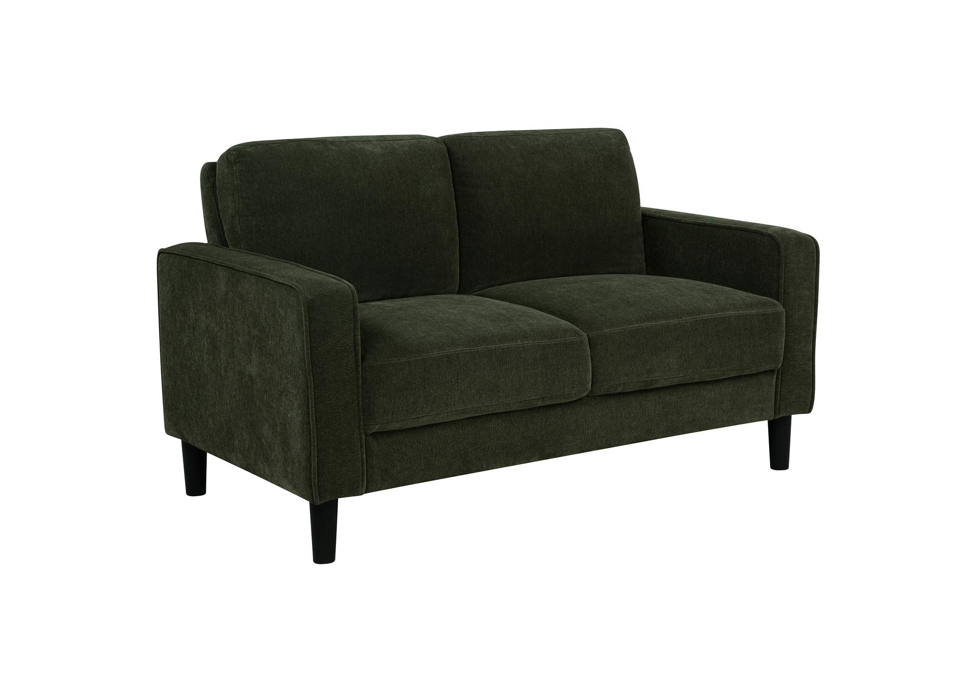 Ruth 3-piece Fabric Upholstered Track Arm Sofa Matcha Green image 14