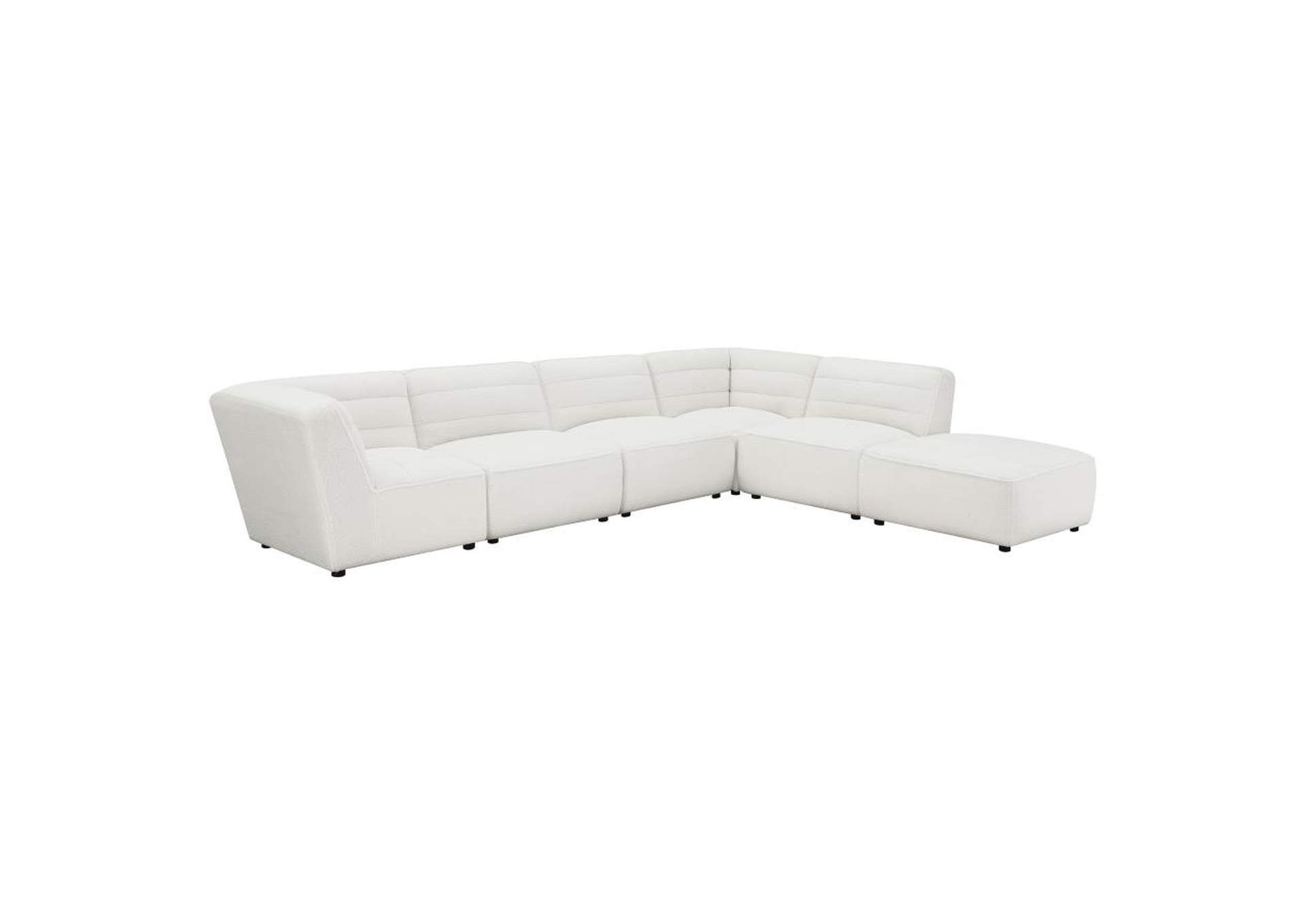 Sunny 6-piece Upholstered Sectional Natural image 4