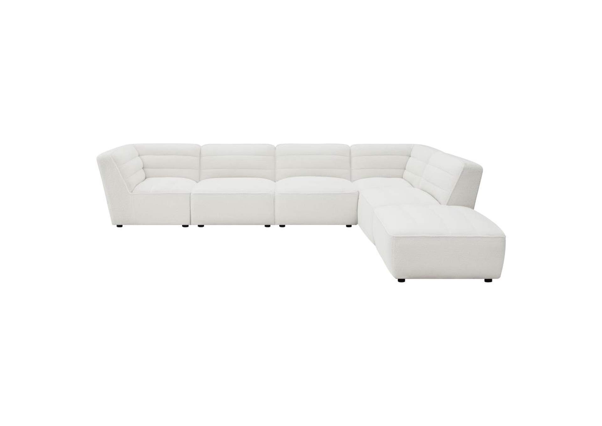 Sunny 6-piece Upholstered Sectional Natural image 2