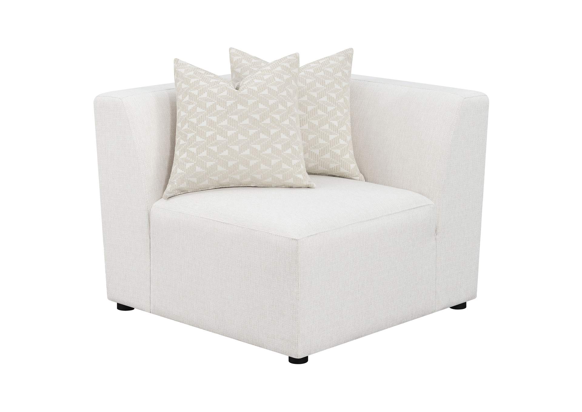 Freddie 6-piece Upholstered Modular Sectional Pearl
